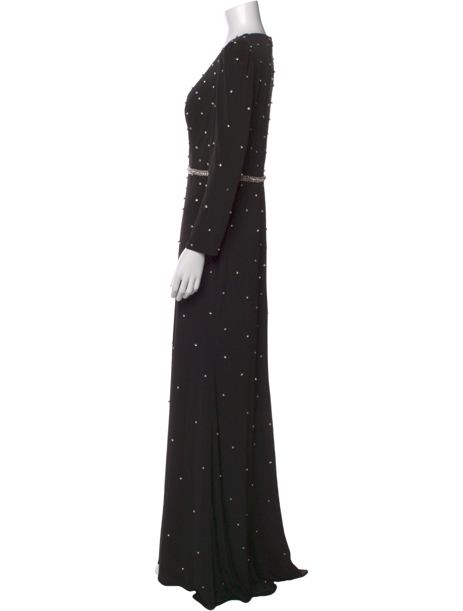 Mac Duggal V-Neck Long Dress
