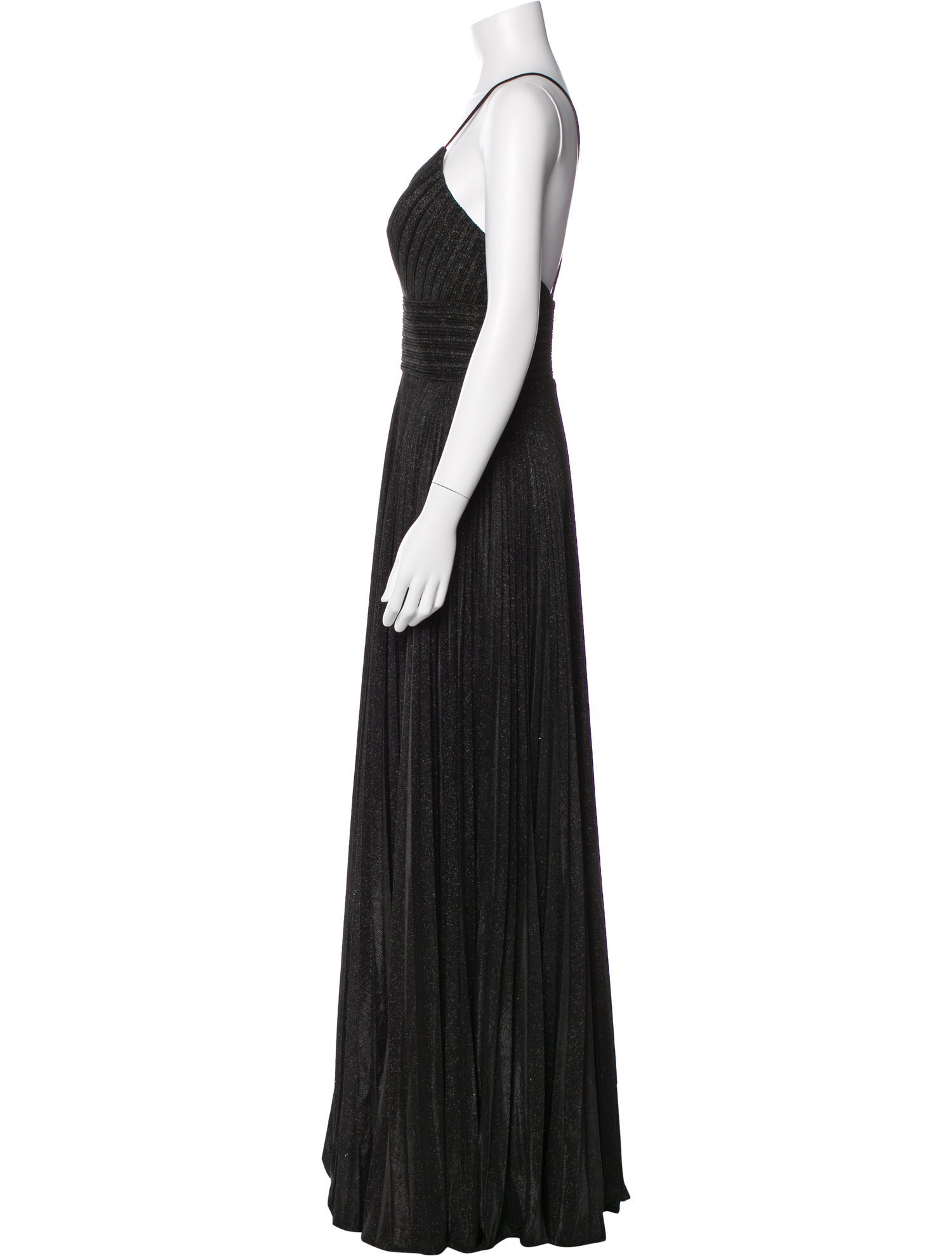 Mac Duggal Square Neckline Long Dress