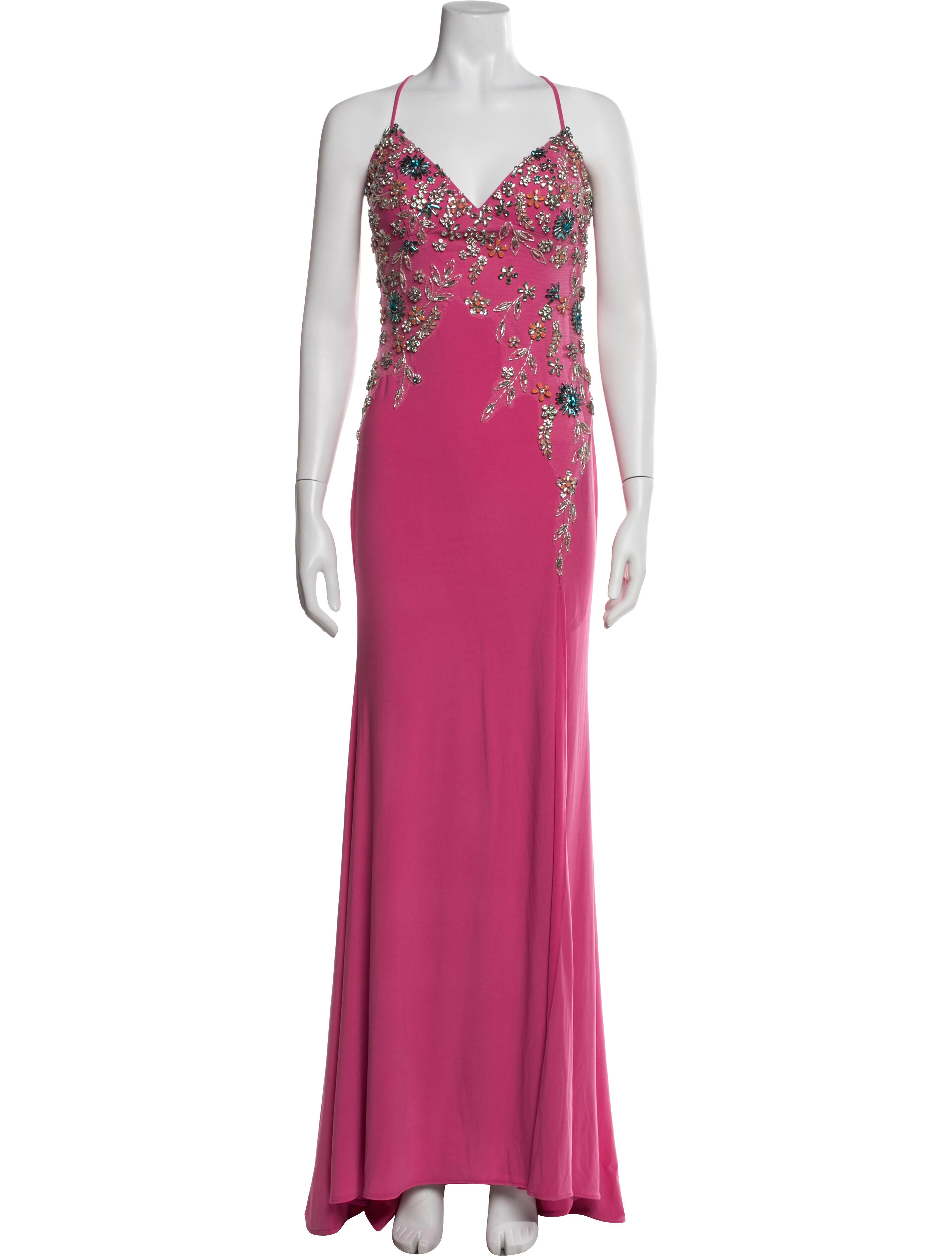 Mac Duggal V-Neck Long Dress w/ Tags