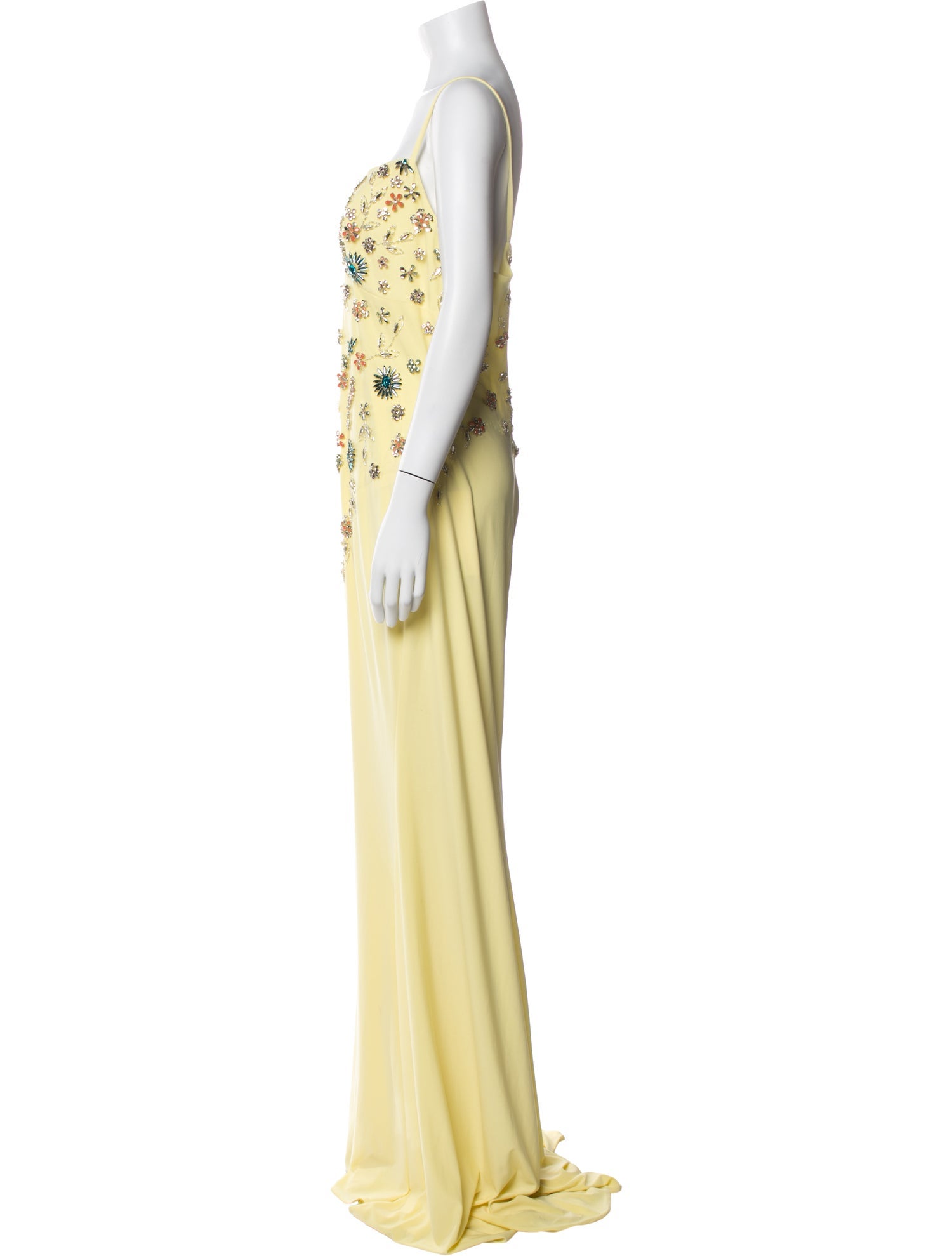 Mac Duggal V-Neck Long Dress