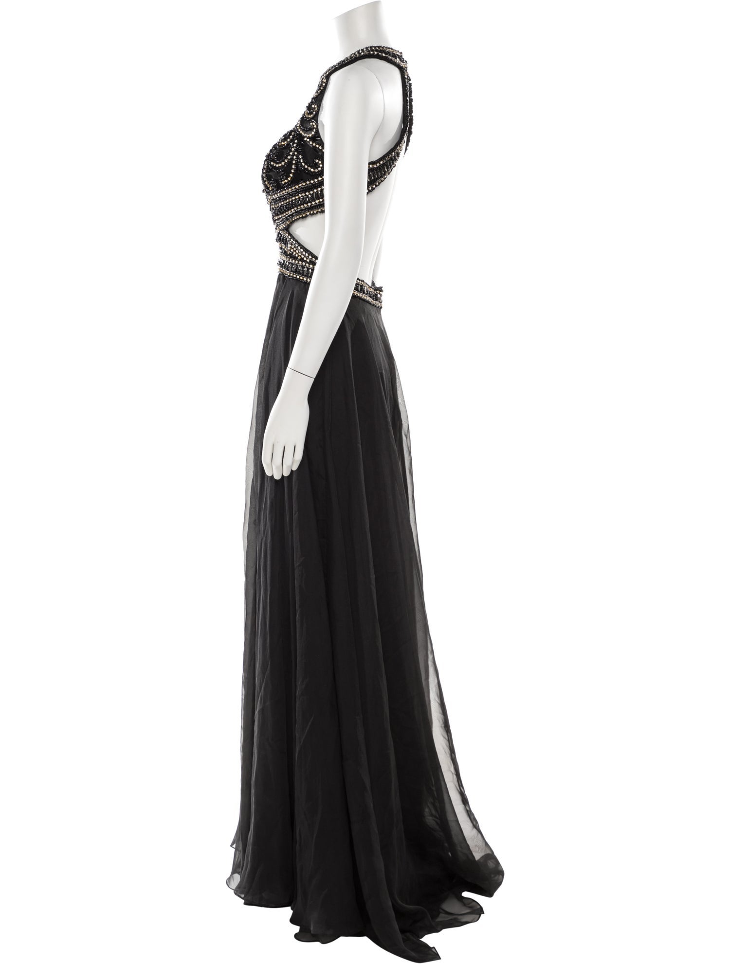 Mac Duggal Halterneck Long Dress