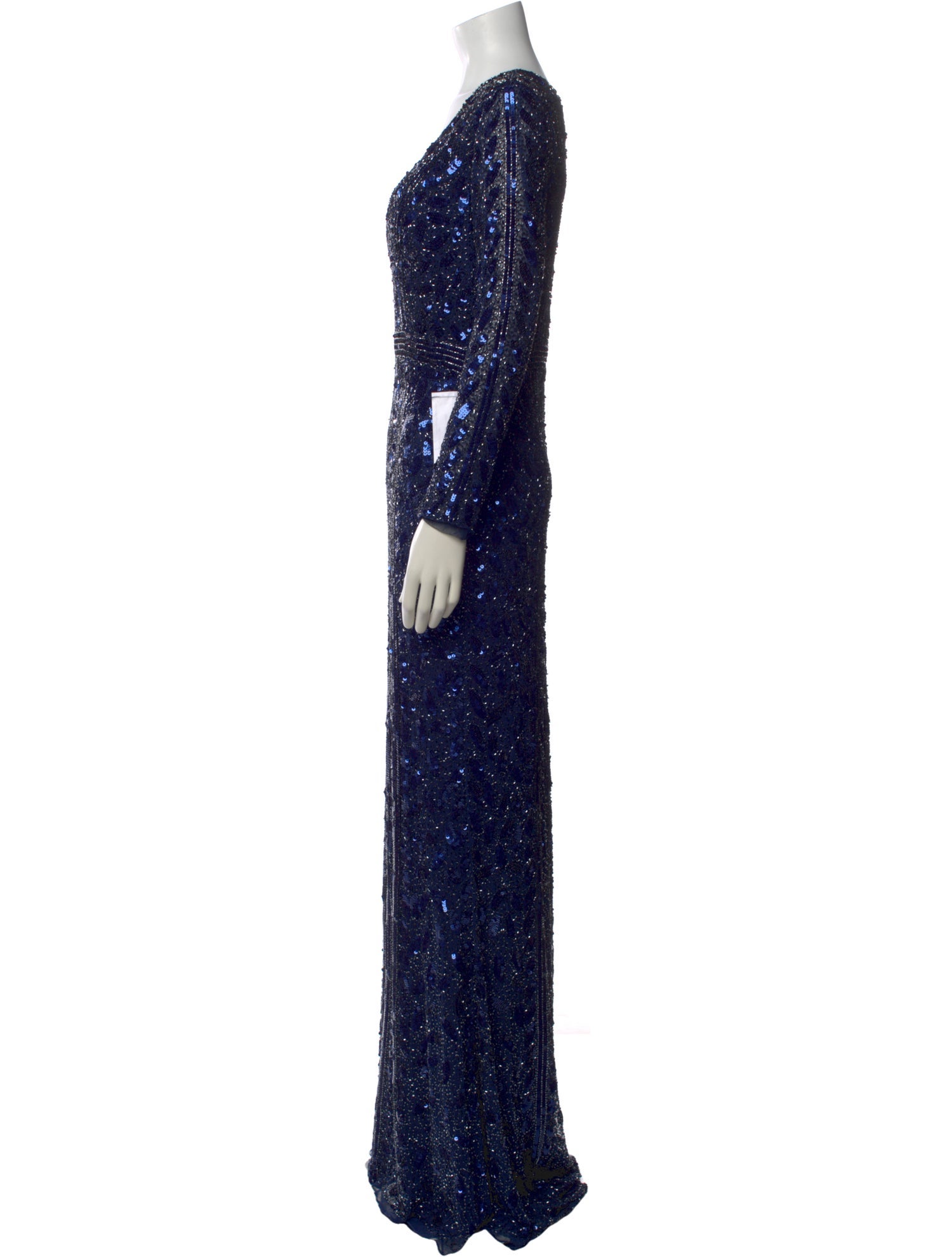Mac Duggal V-Neck Long Dress w/ Tags