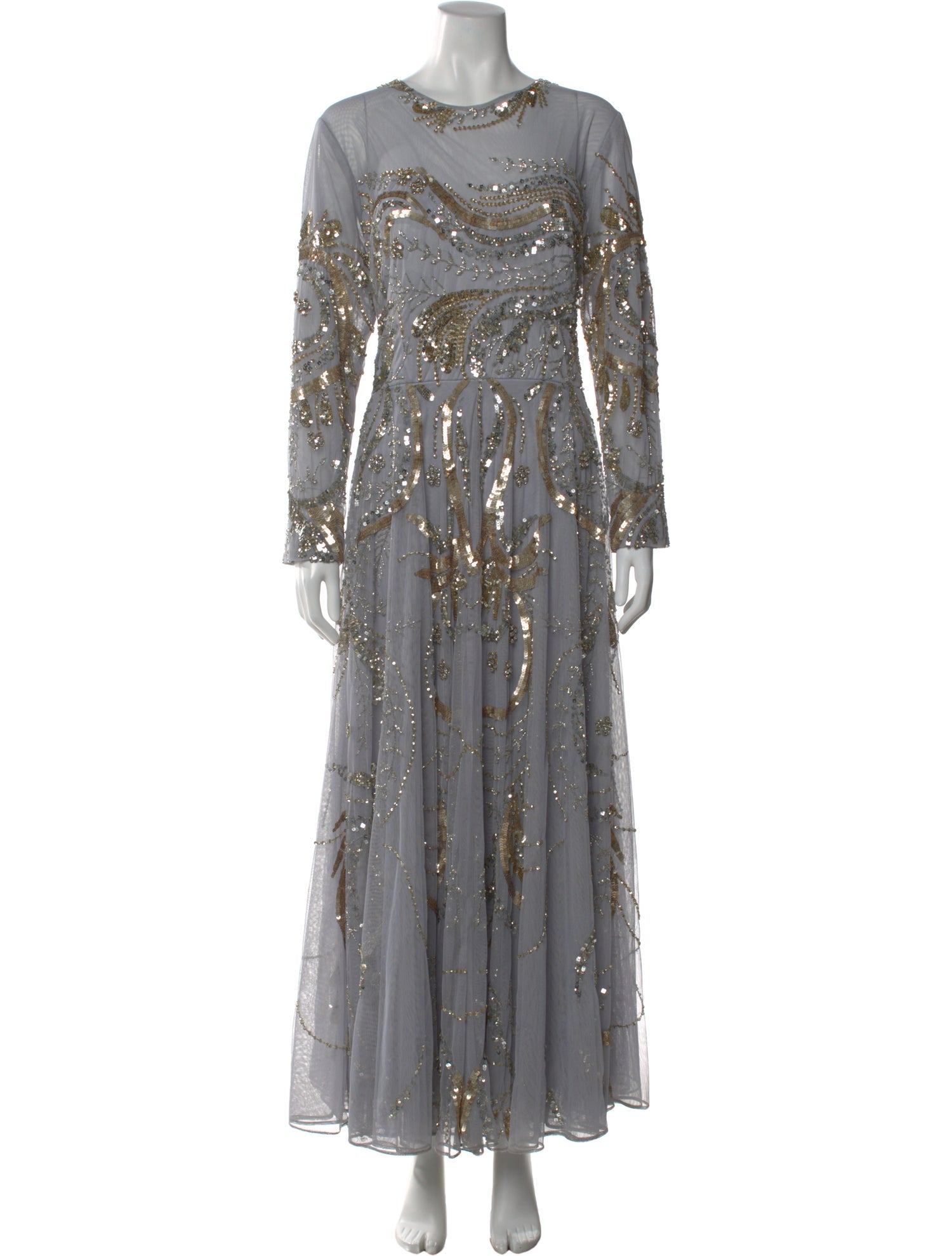 Mac Duggal Nylon Long Dress