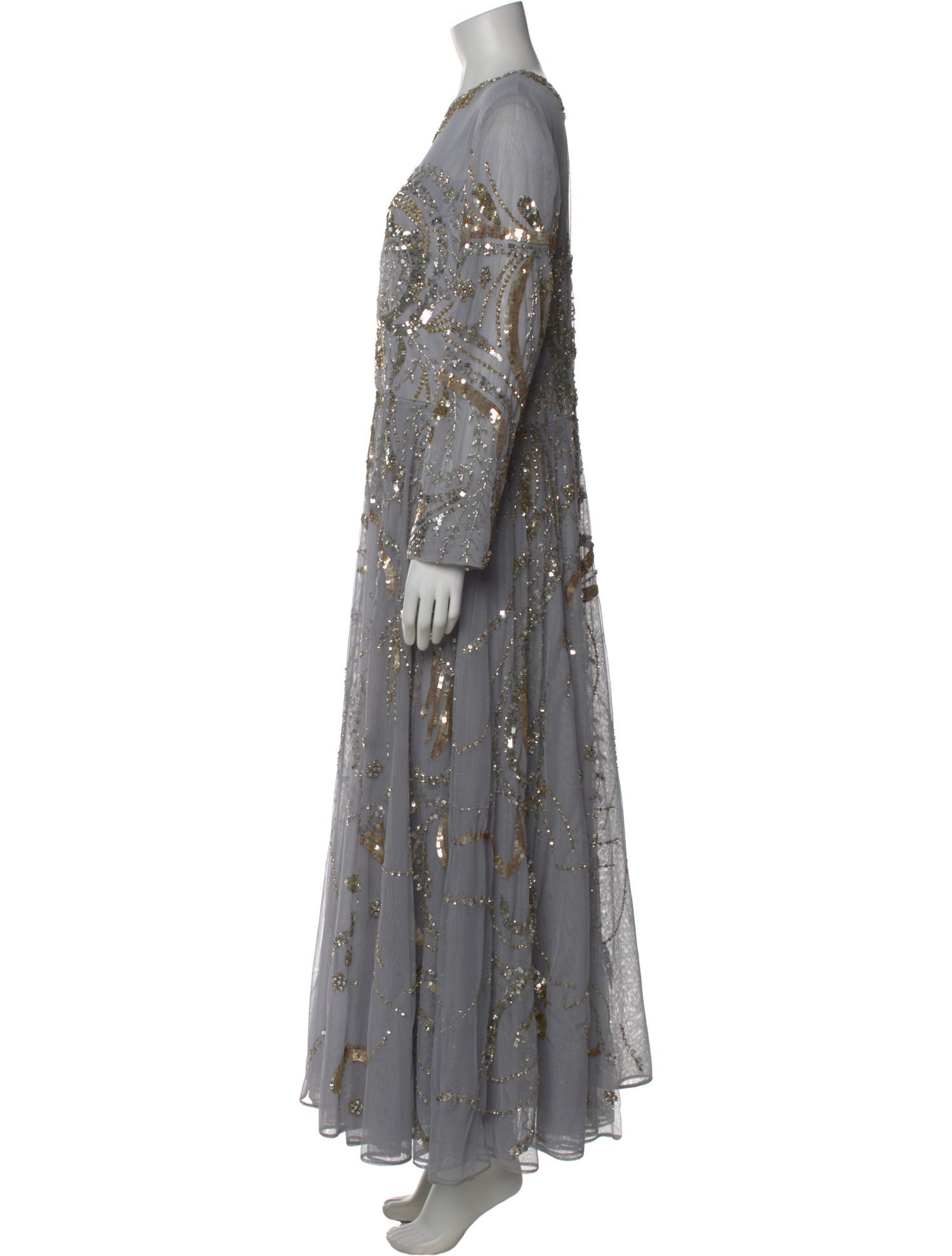 Mac Duggal Nylon Long Dress