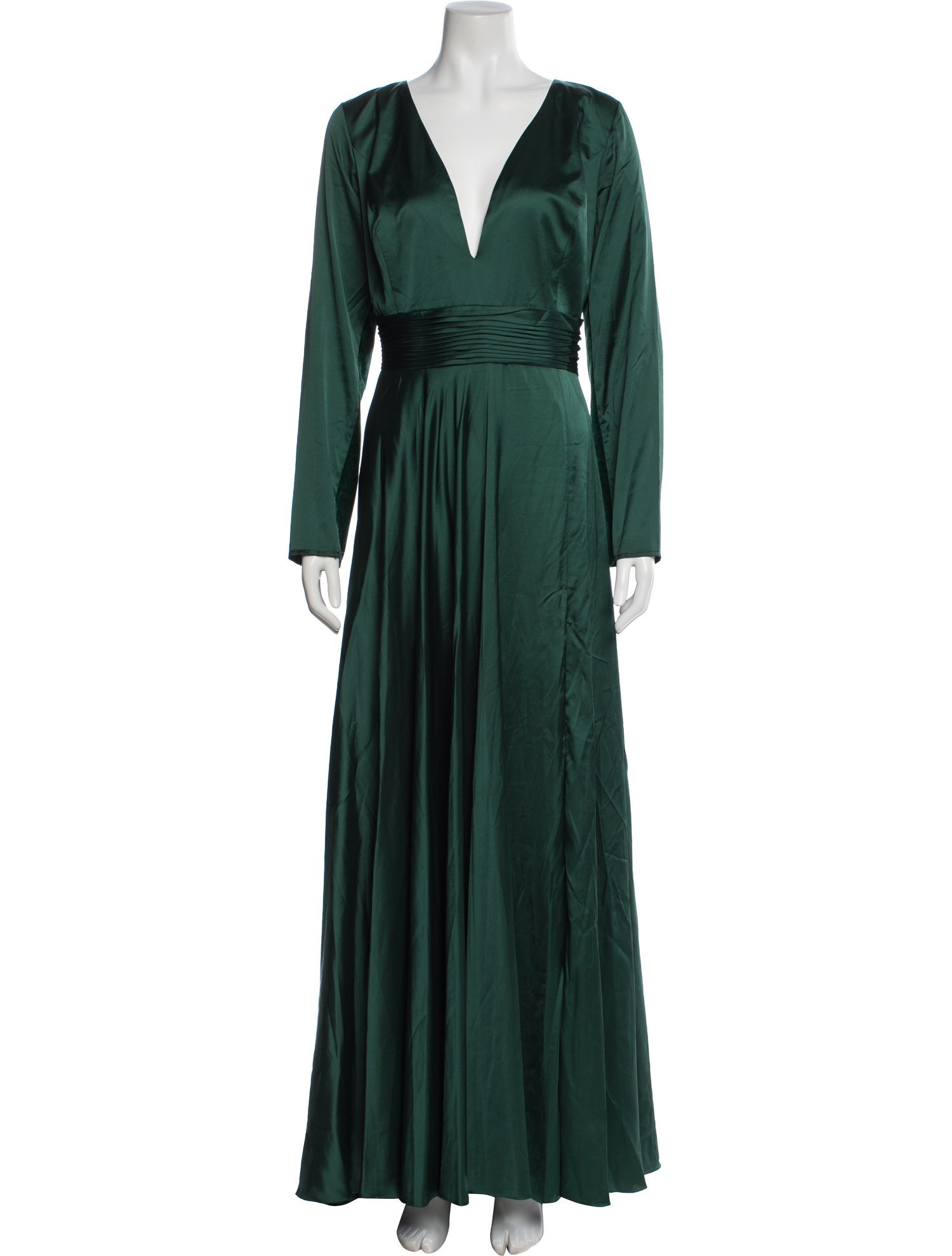 Mac Duggal V-Neck Long Dress
