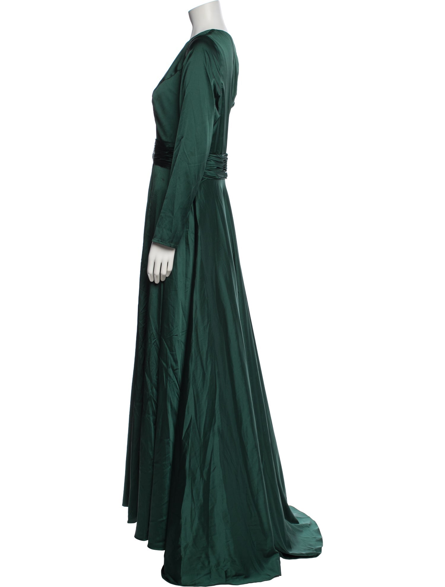 Mac Duggal V-Neck Long Dress