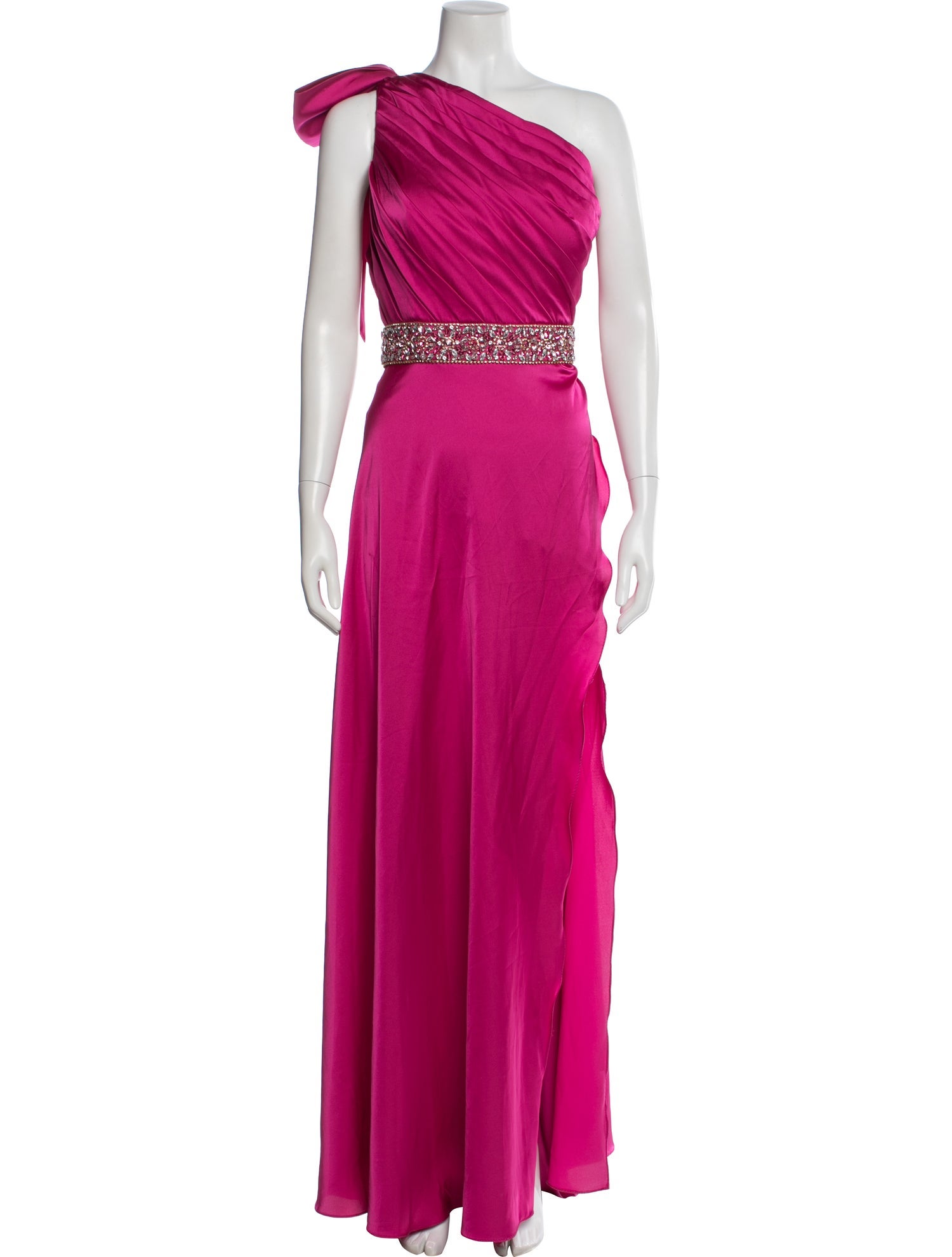 Mac Duggal One-Shoulder Long Dress