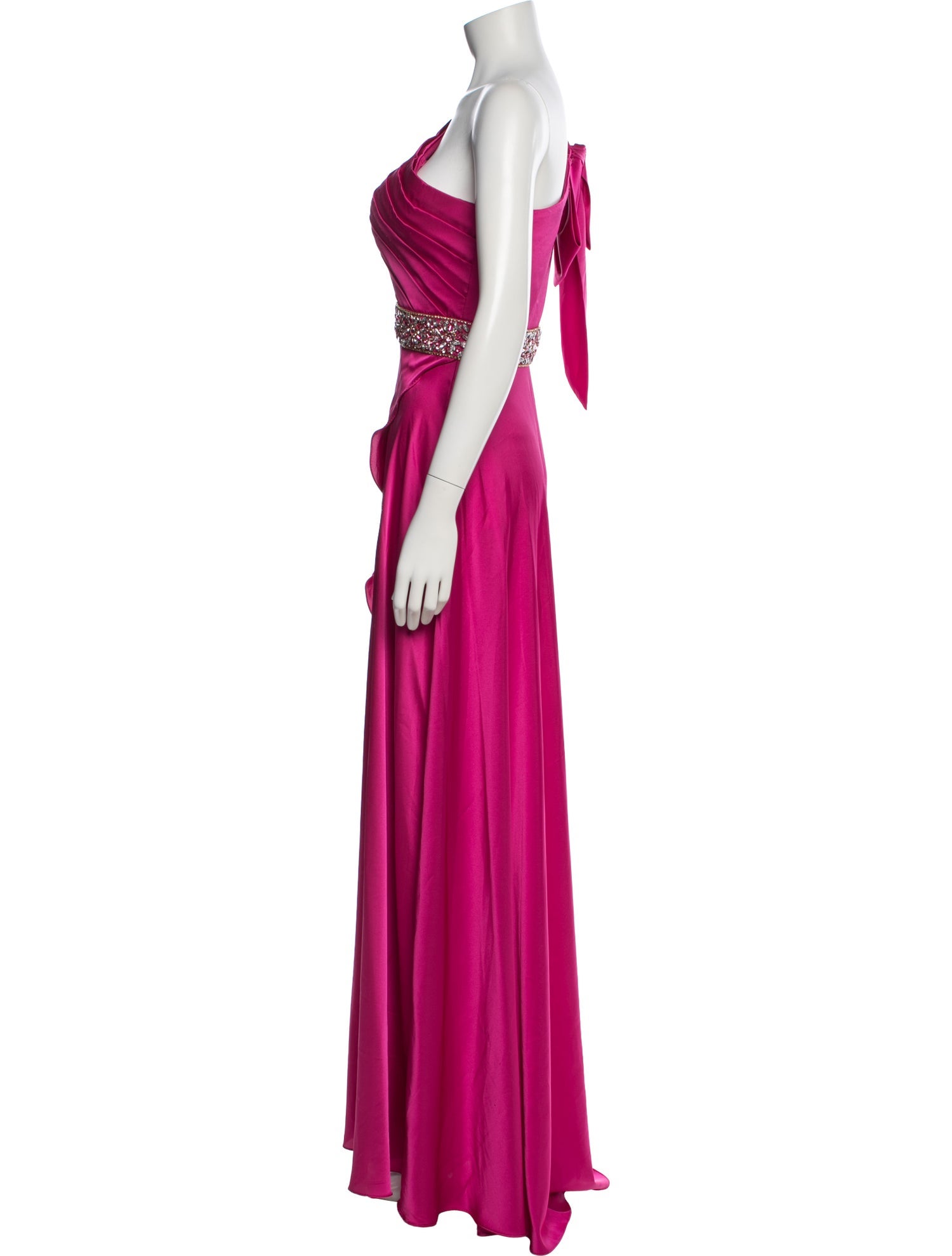 Mac Duggal One-Shoulder Long Dress