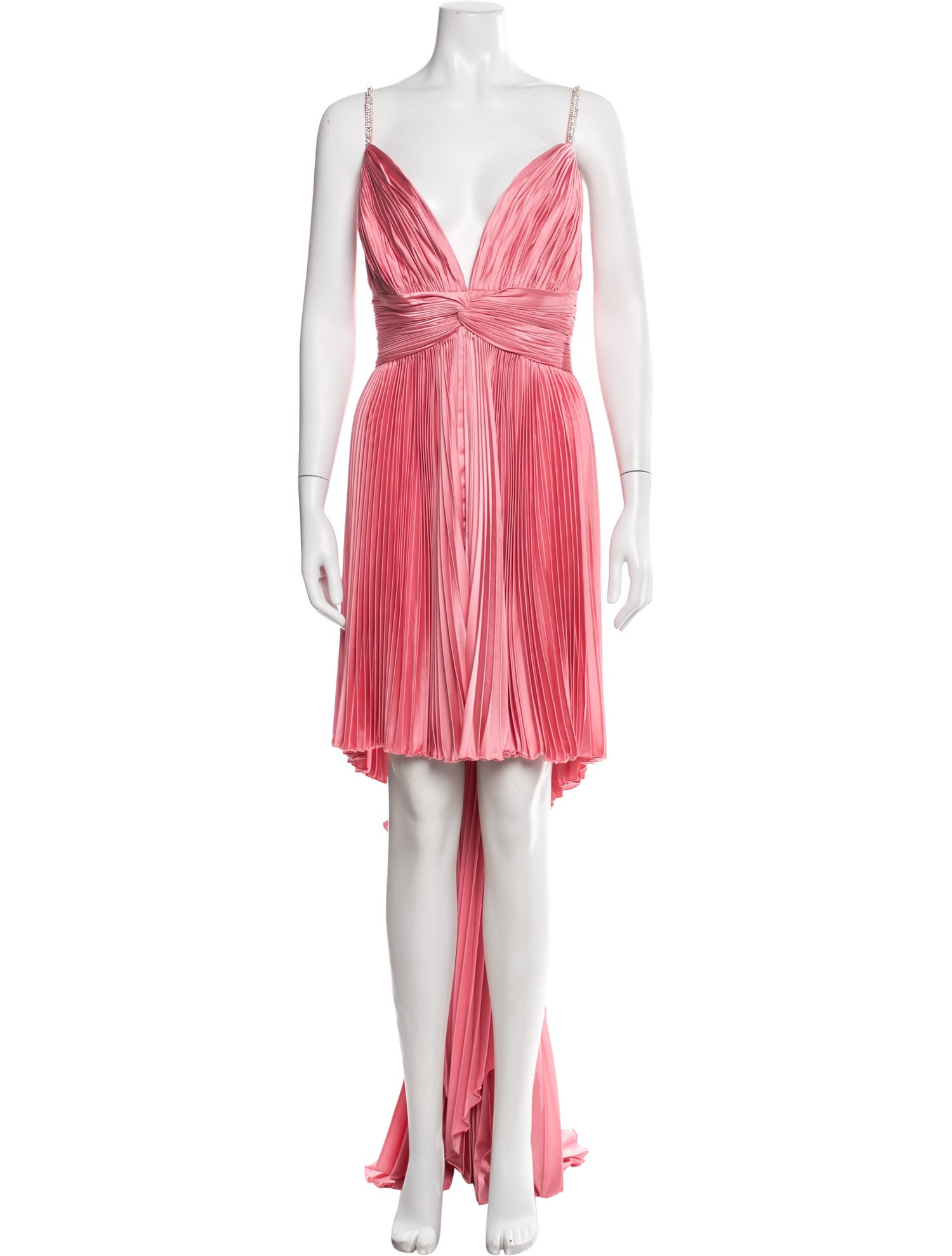 Mac Duggal Striped Long Dress