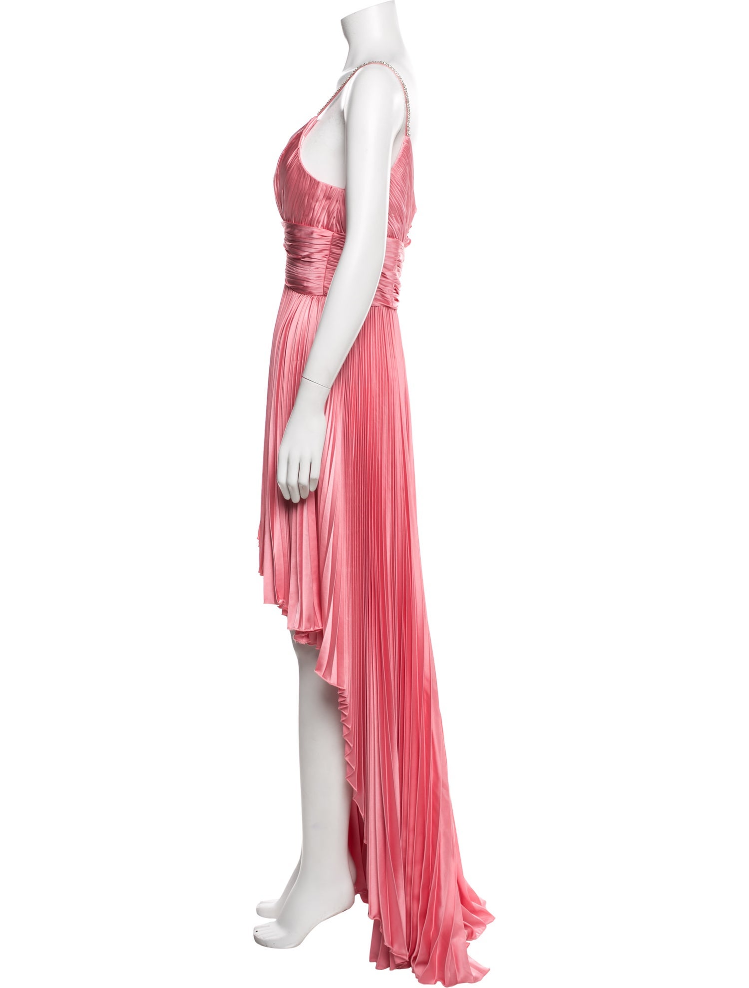 Mac Duggal Striped Long Dress