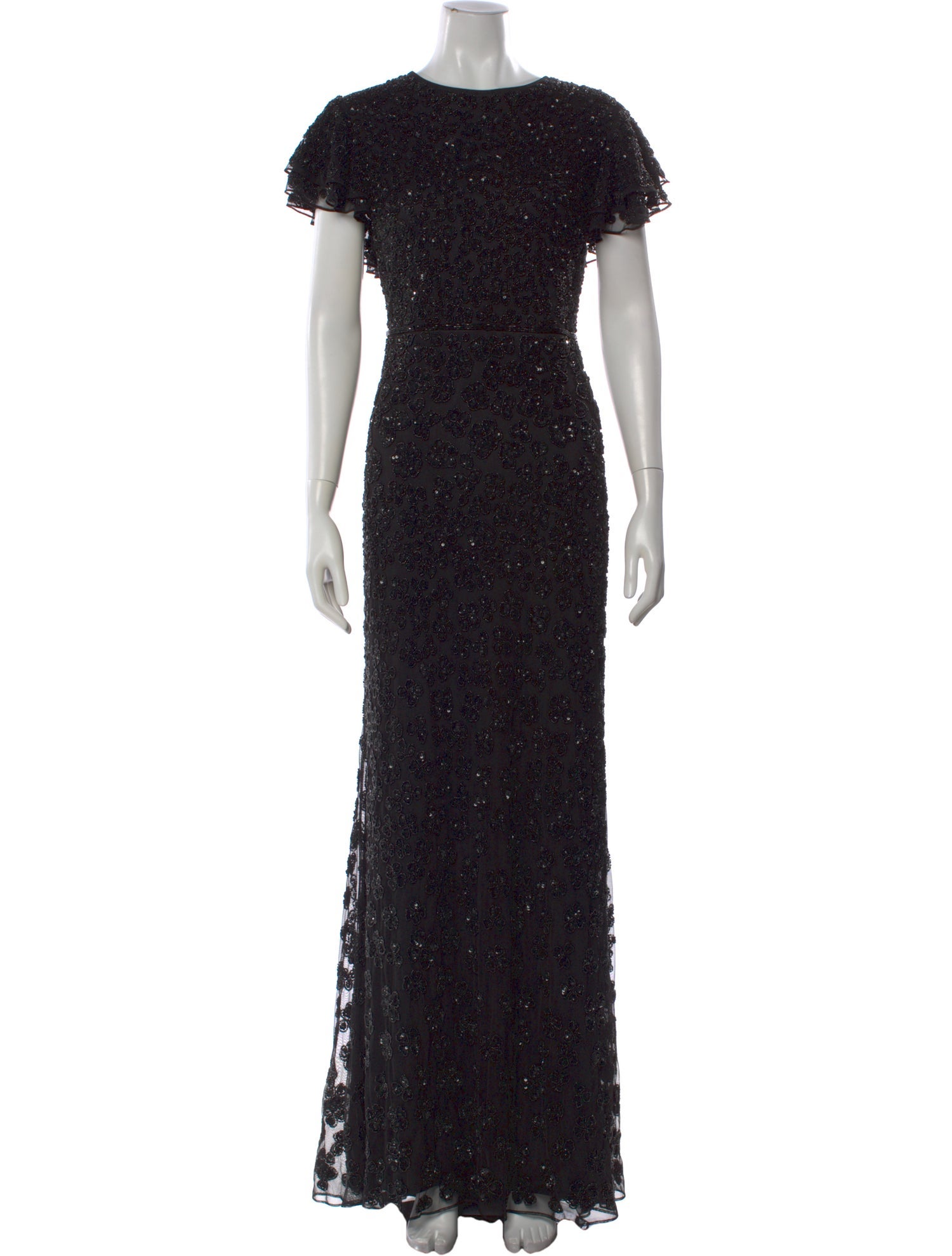 Mac Duggal Patterned Long Dress