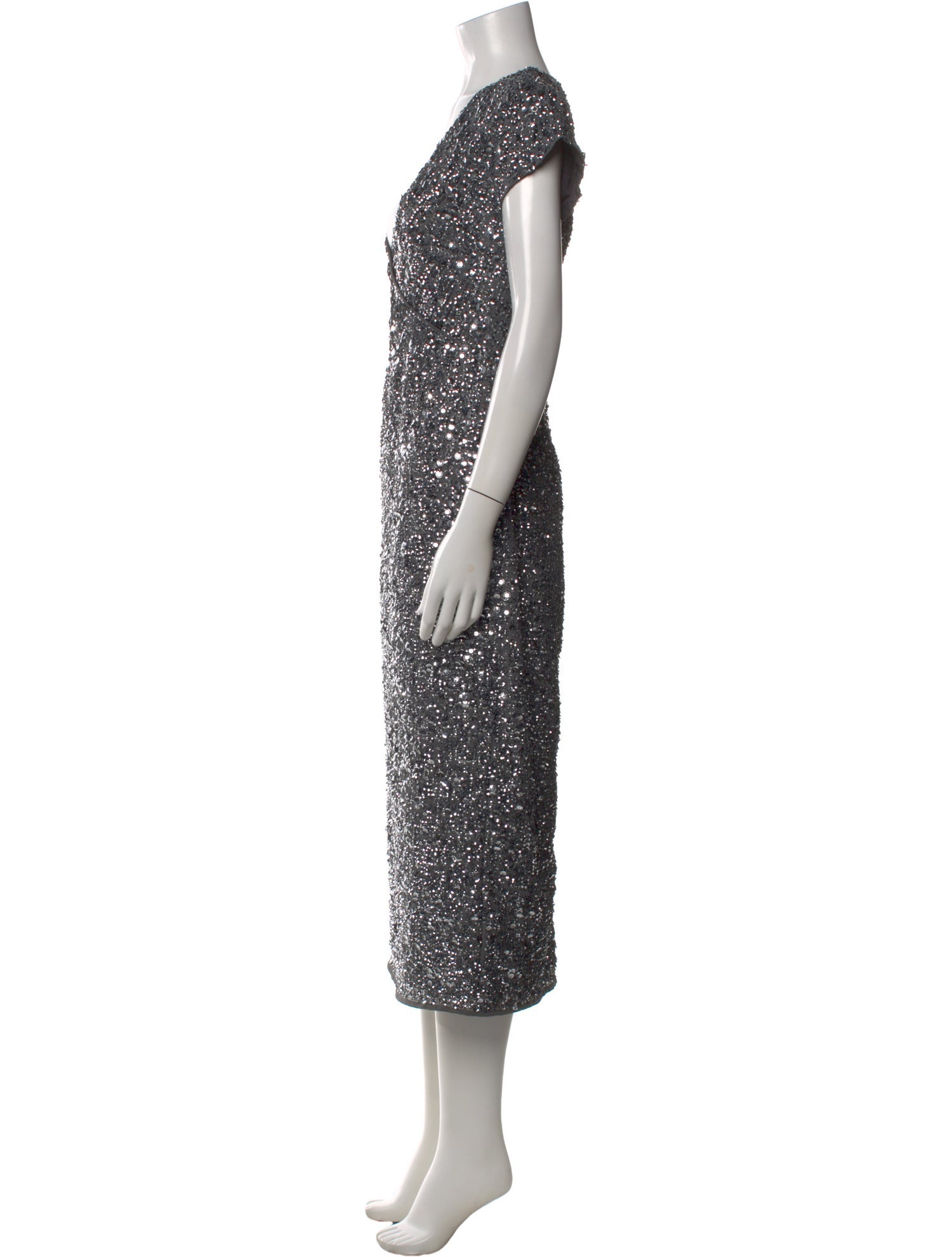 Mac Duggal V-Neck Long Dress w/ Tags