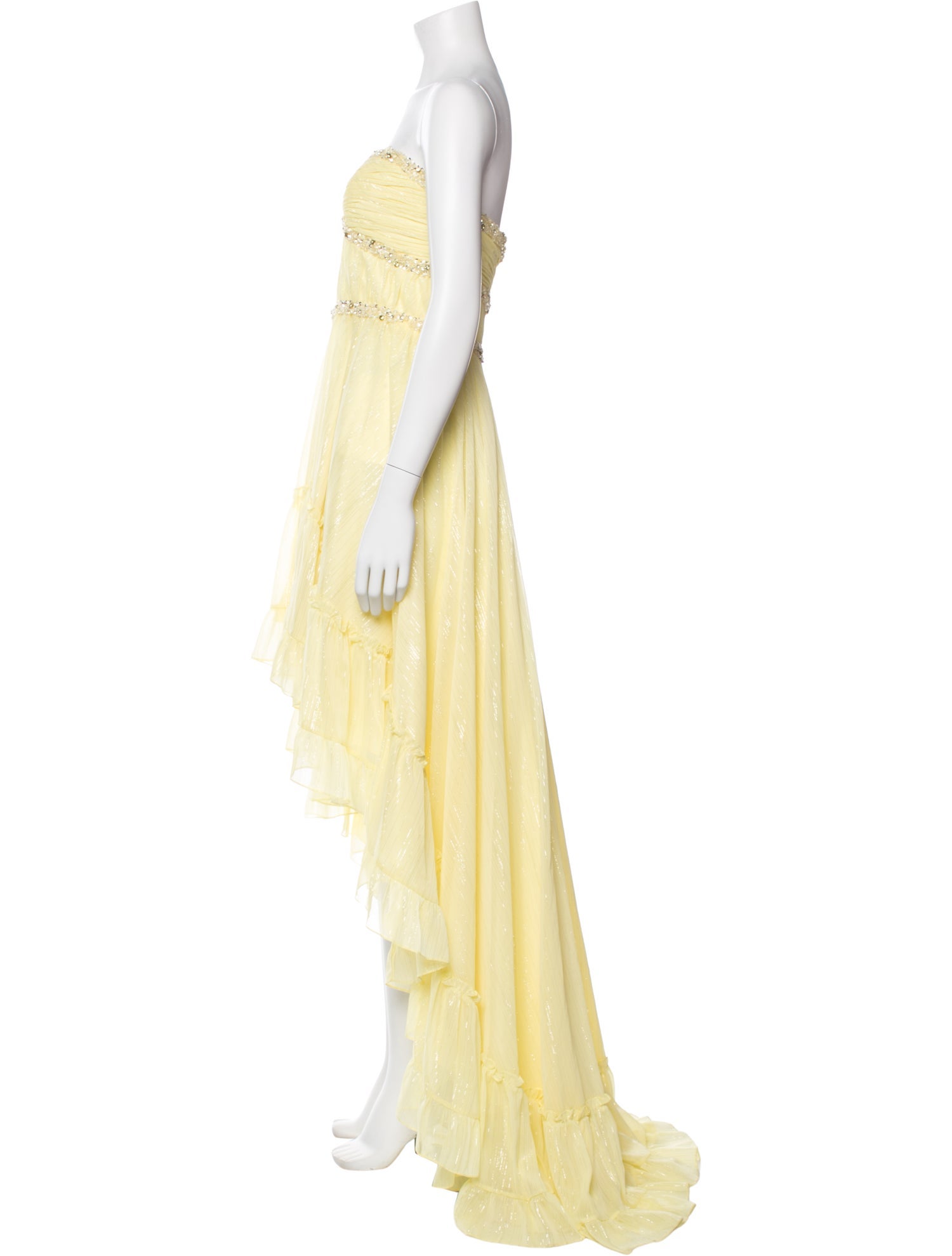 Mac Duggal Strapless Long Dress