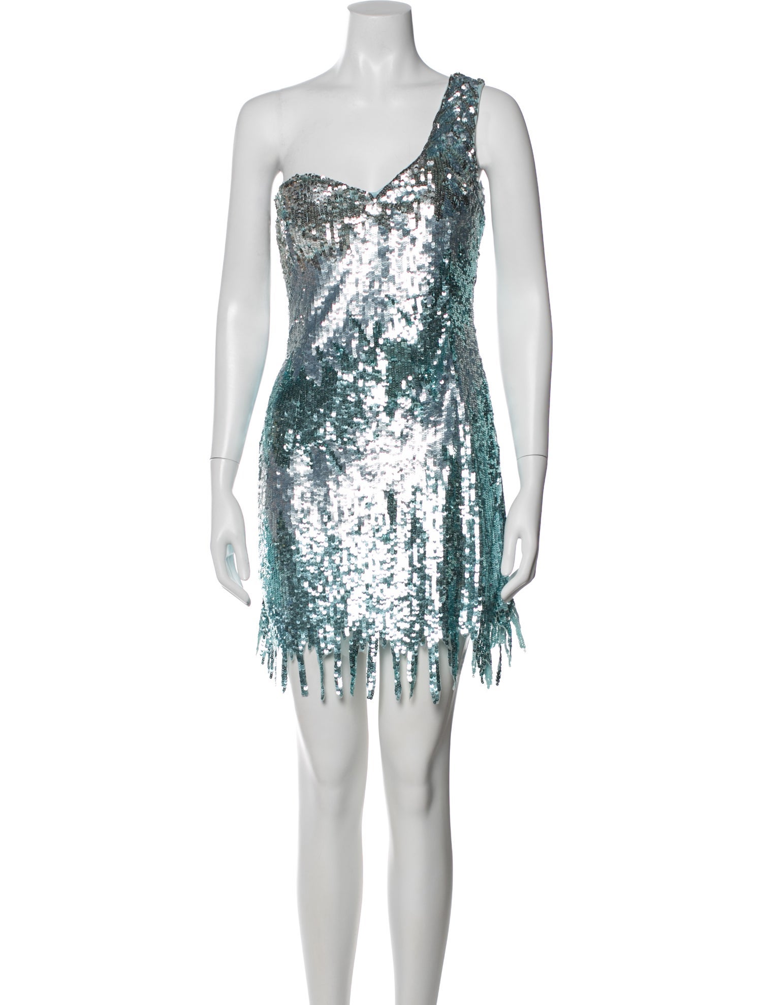 Mac Duggal One-Shoulder Mini Dress