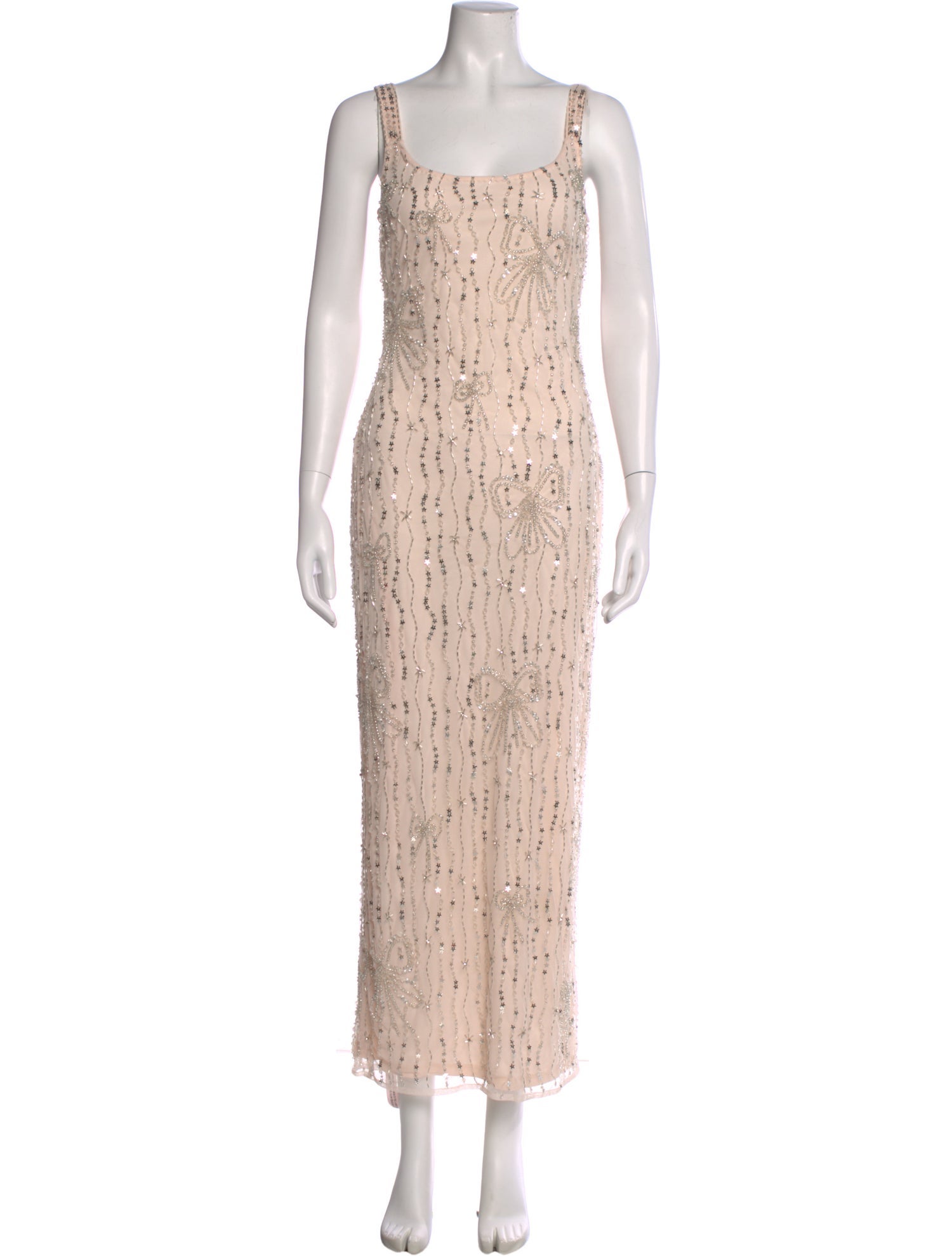 Mac Duggal Printed Long Dress w/ Tags