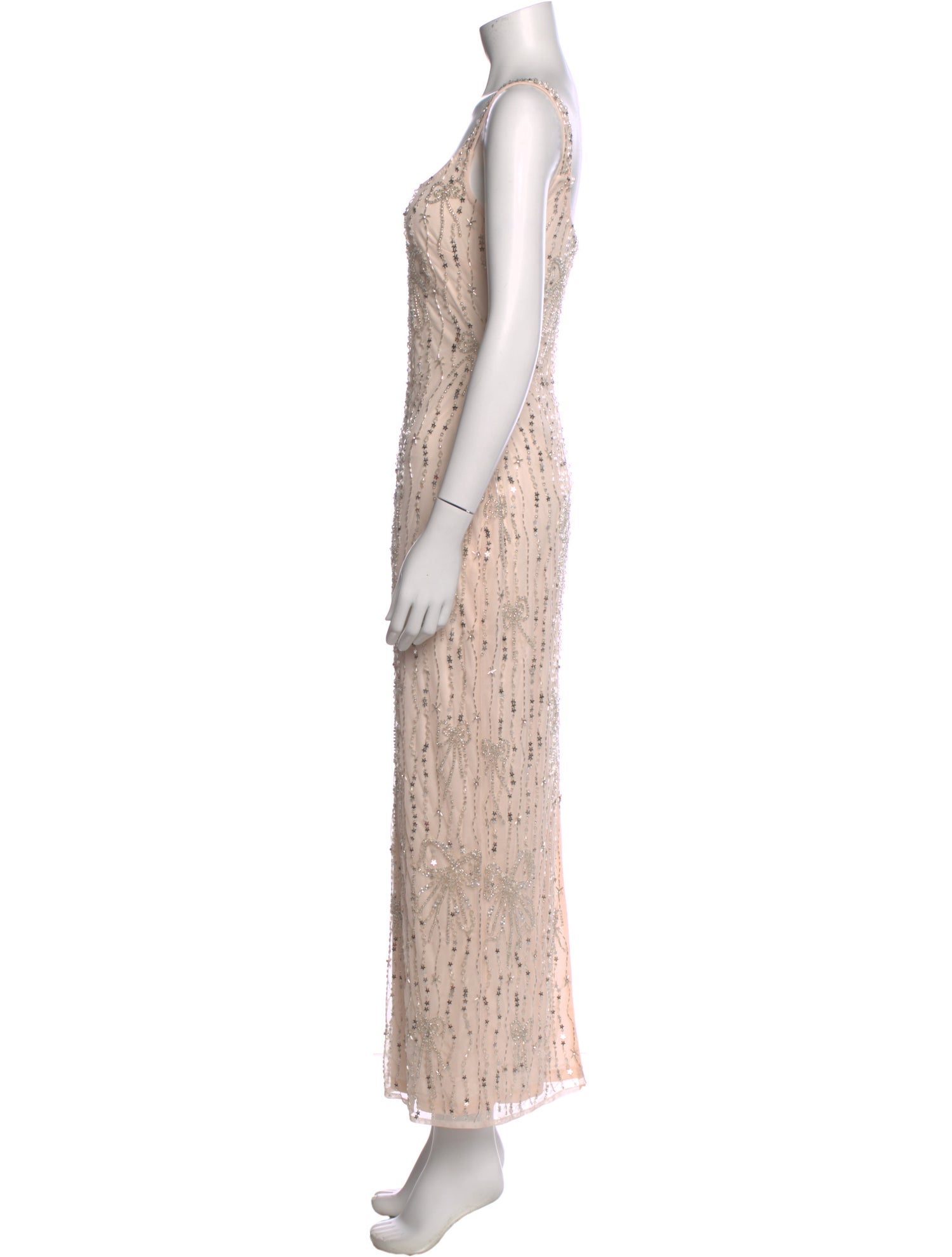 Mac Duggal Printed Long Dress w/ Tags