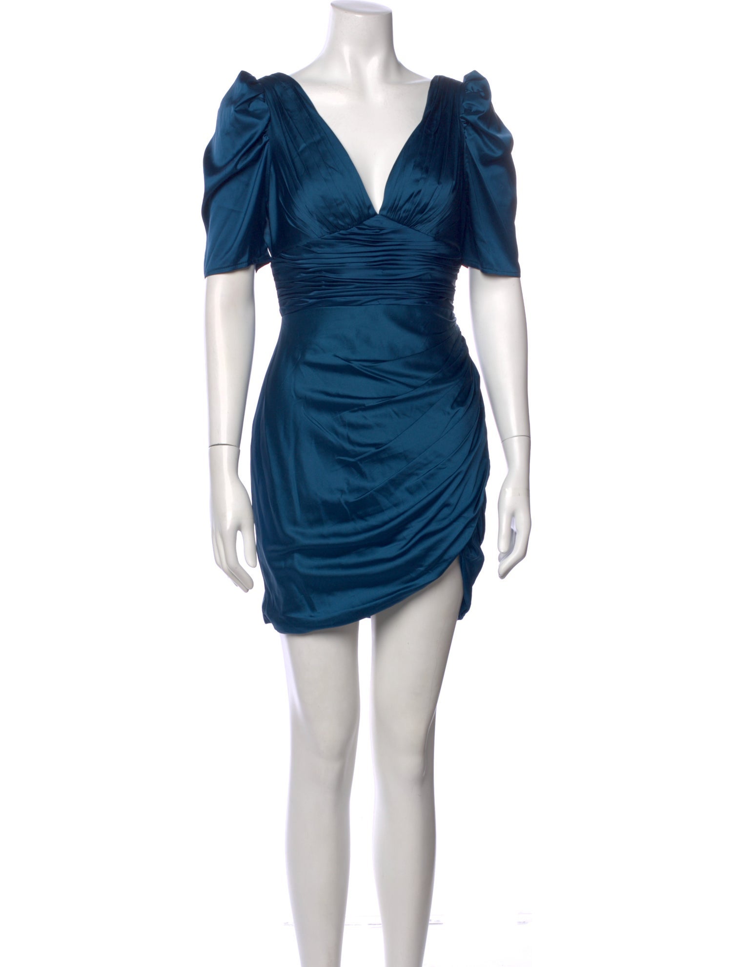 Mac Duggal V-Neck Mini Dress w/ Tags