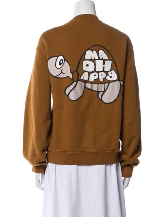 Madhappy Graphic Print Bateau Neckline Sweatshirt