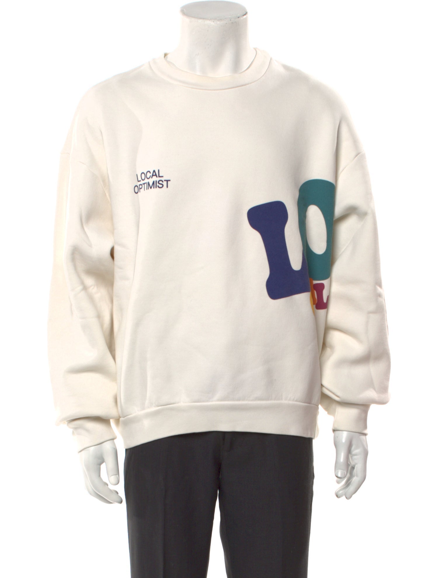 Madhappy Graphic Print Scoop Neck Sweatshirt