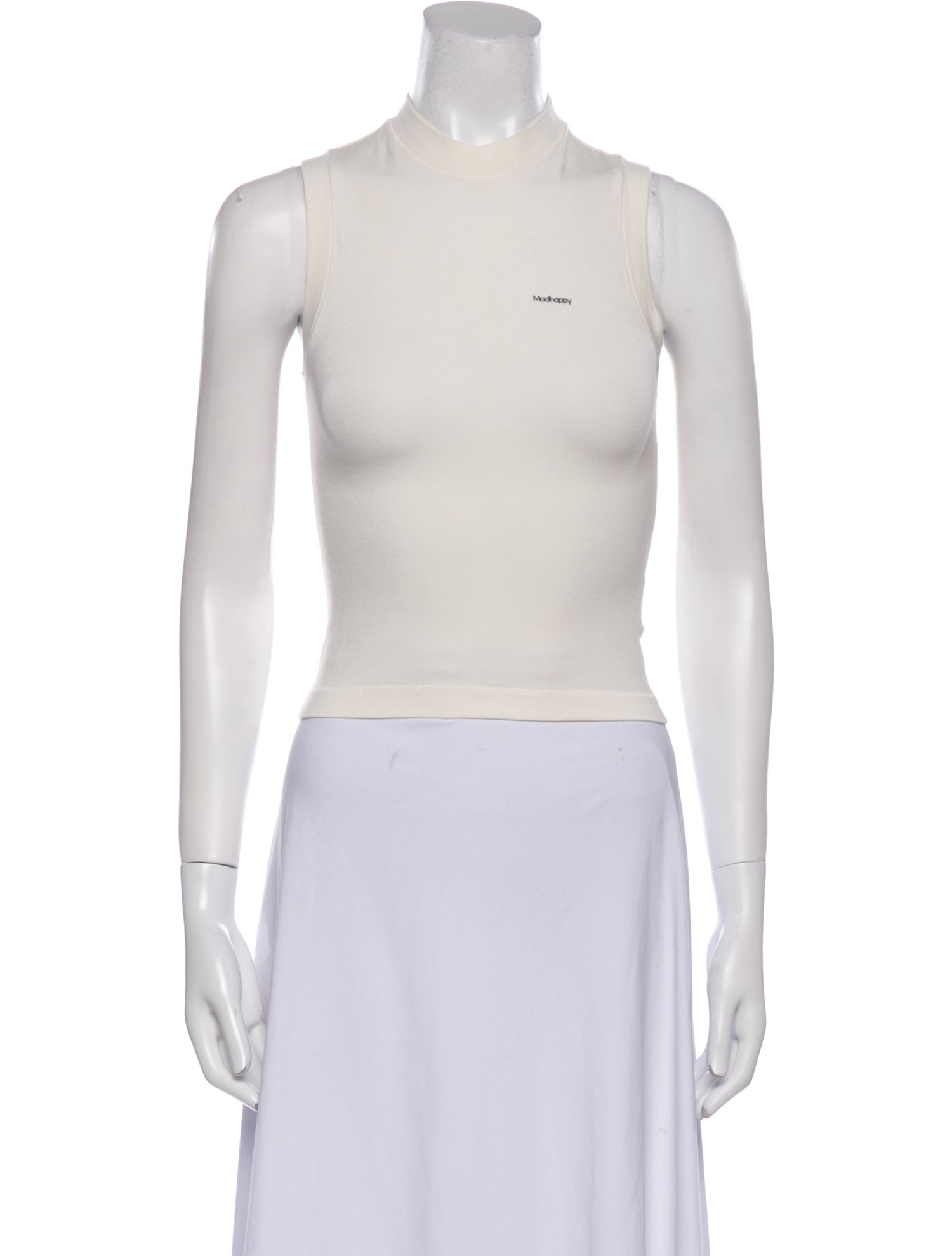 Madhappy Bamboo Mock Neck Crop Top