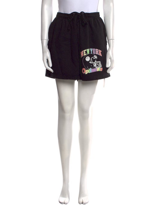 Madhappy Graphic Print Mini Shorts