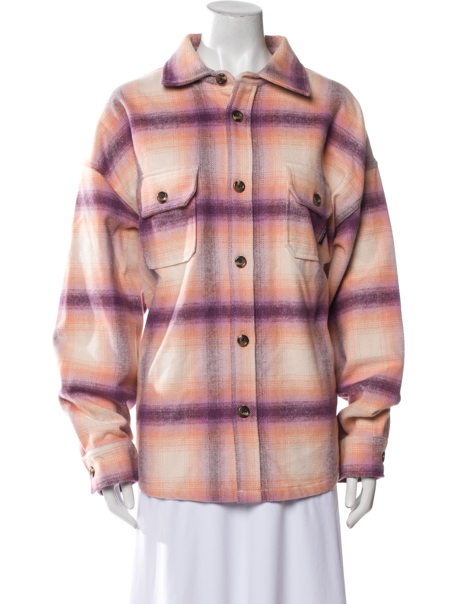 Madhappy Plaid Print Jacket w/ Tags