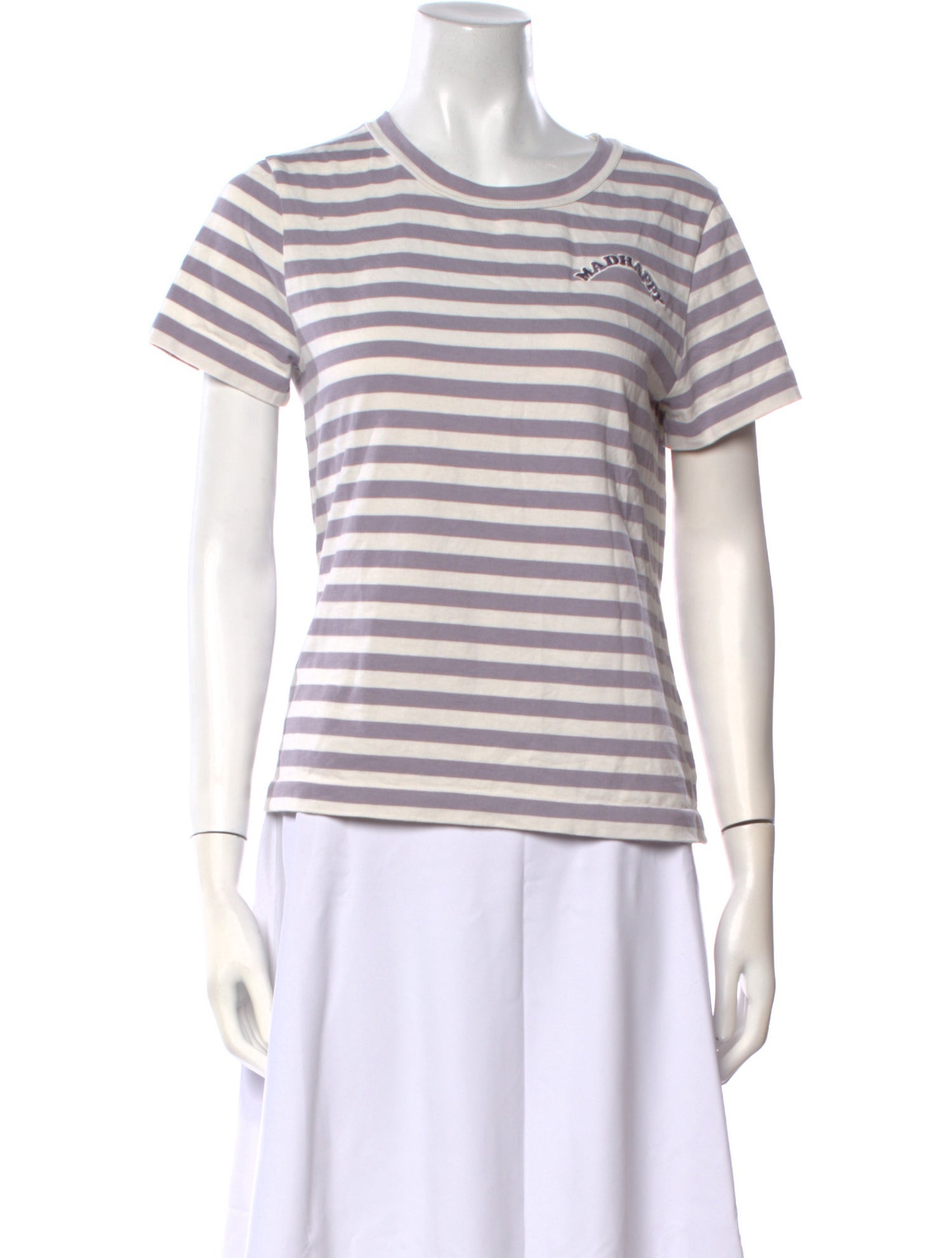 Madhappy Striped Crew Neck T-Shirt