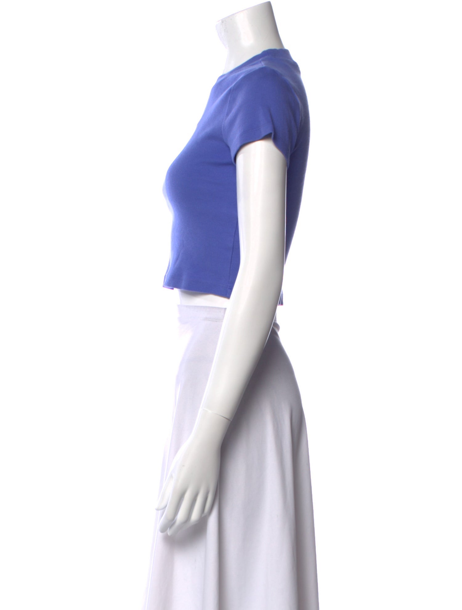 Madhappy Crew Neck Short Sleeve Crop Top