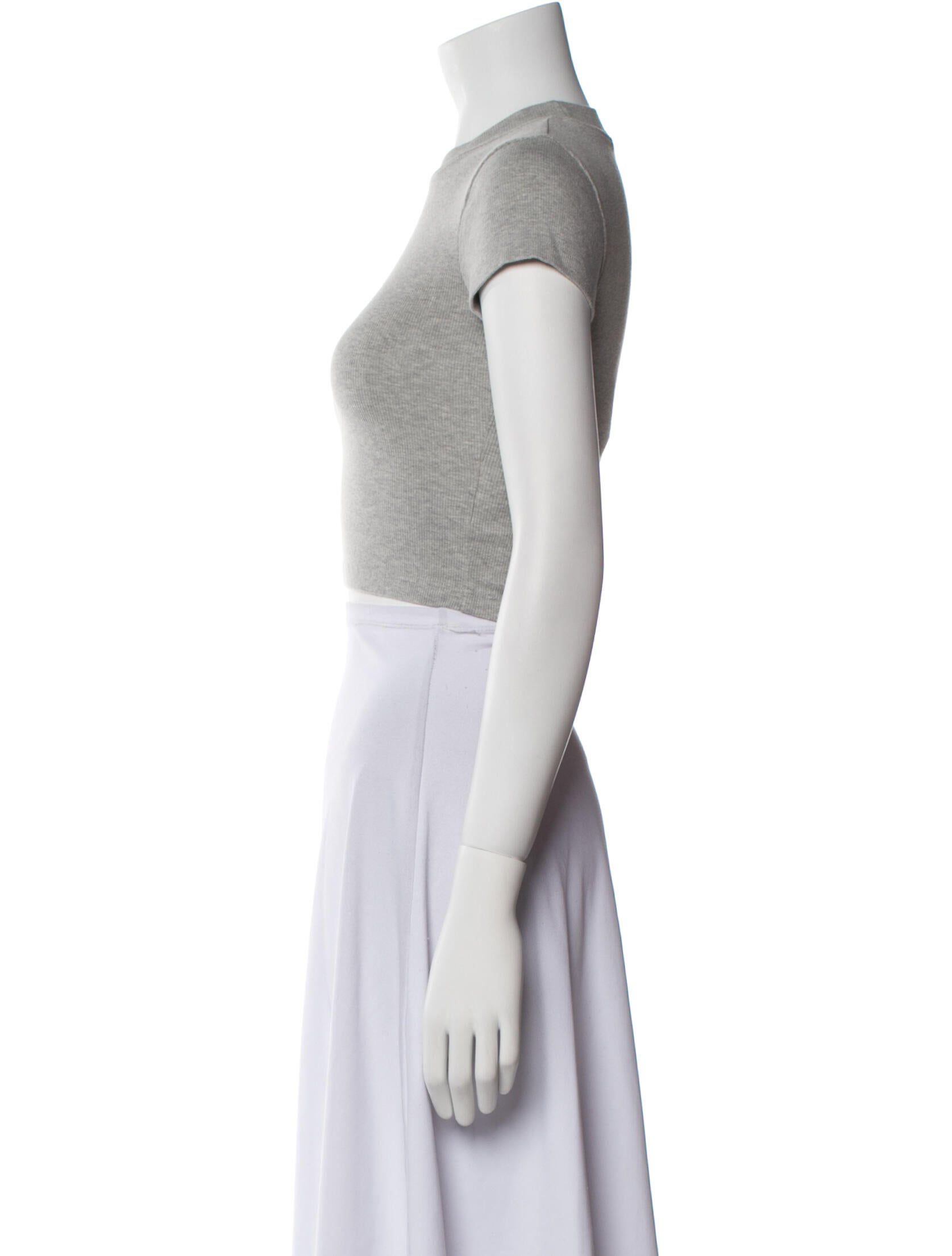 Madhappy Crew Neck Short Sleeve Crop Top