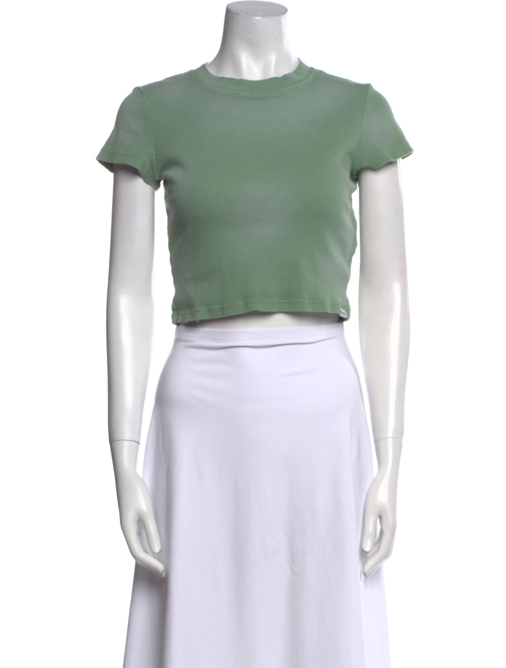 Madhappy Crew Neck Short Sleeve Crop Top