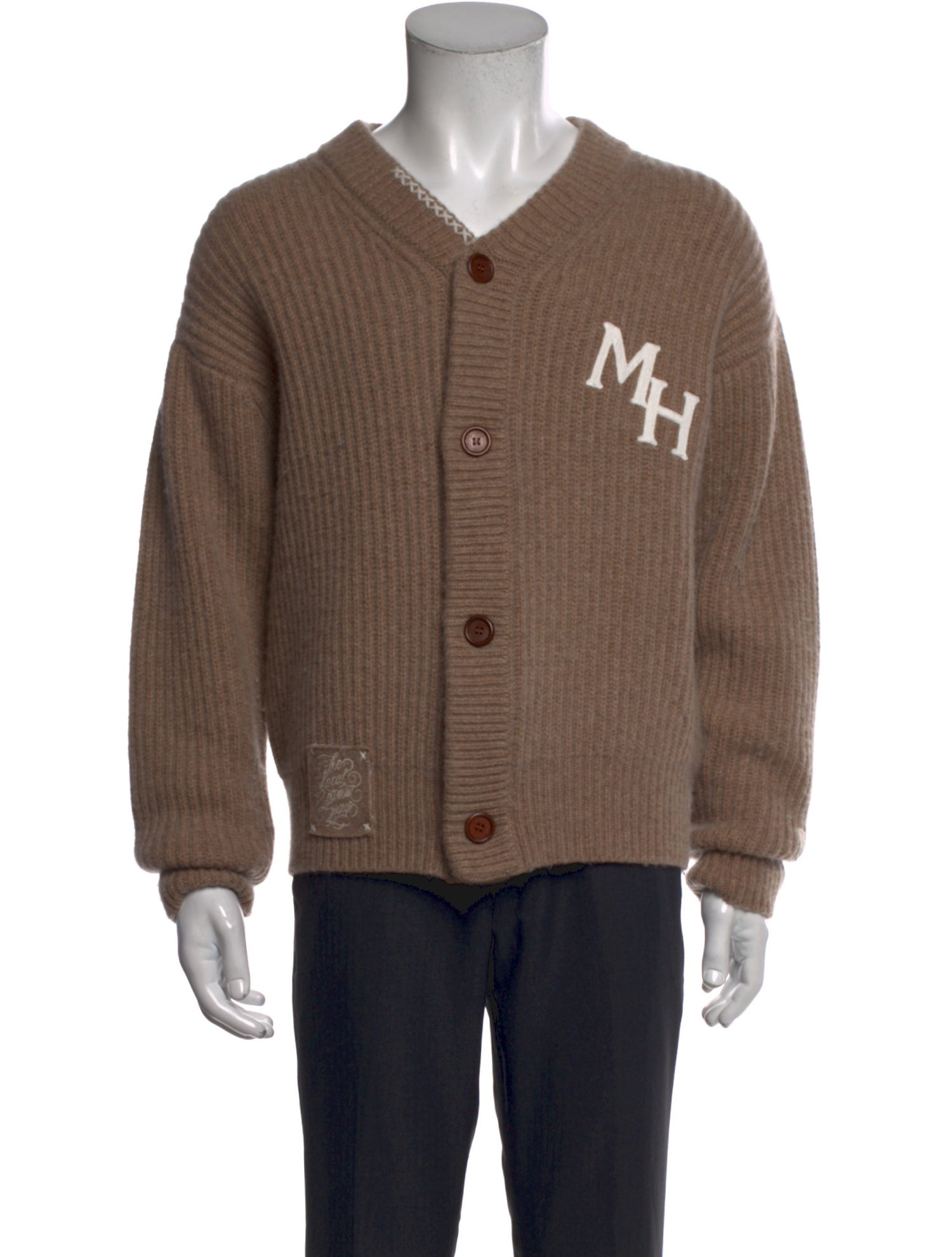 Madhappy Wool Graphic Print Cardigan