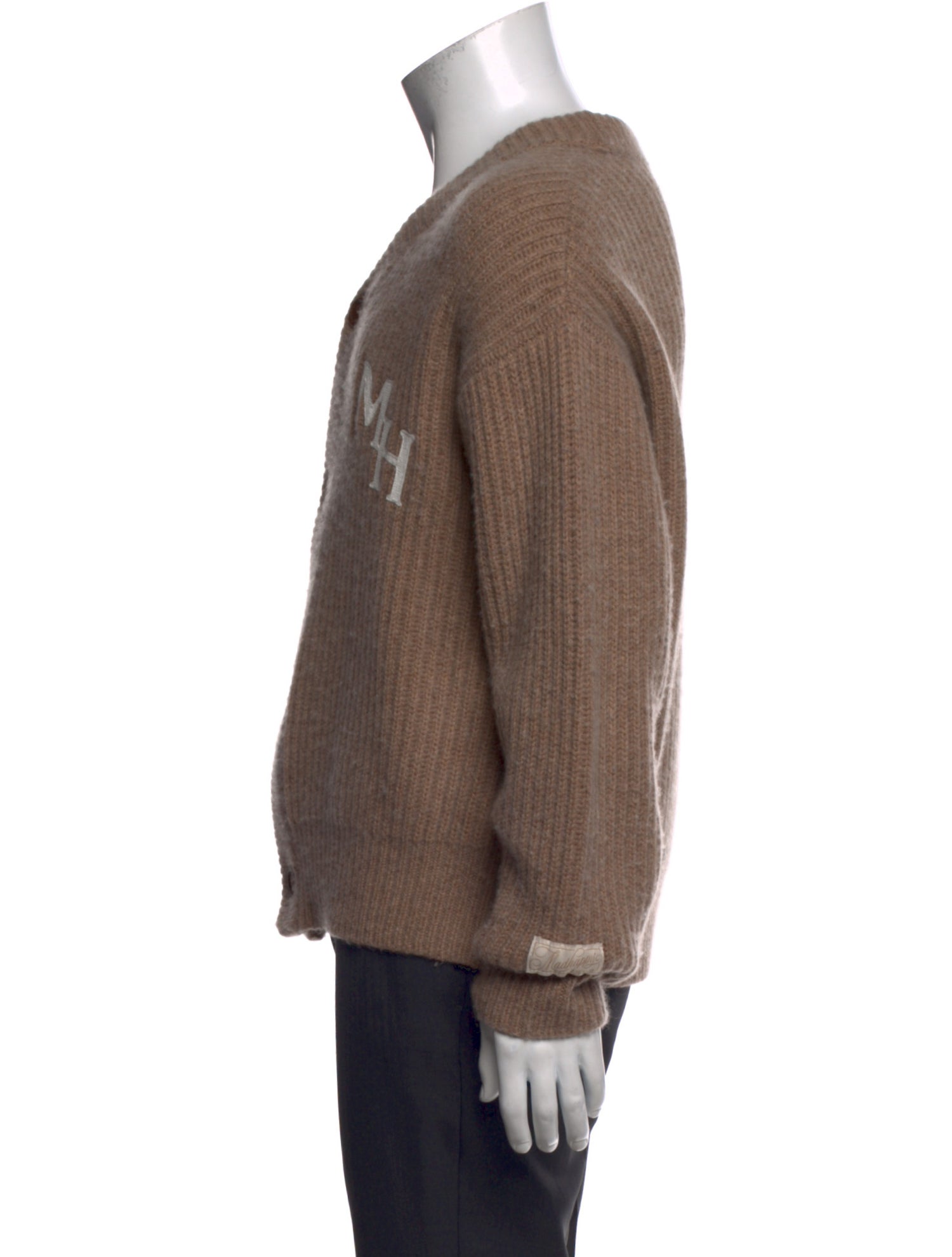 Madhappy Wool Graphic Print Cardigan