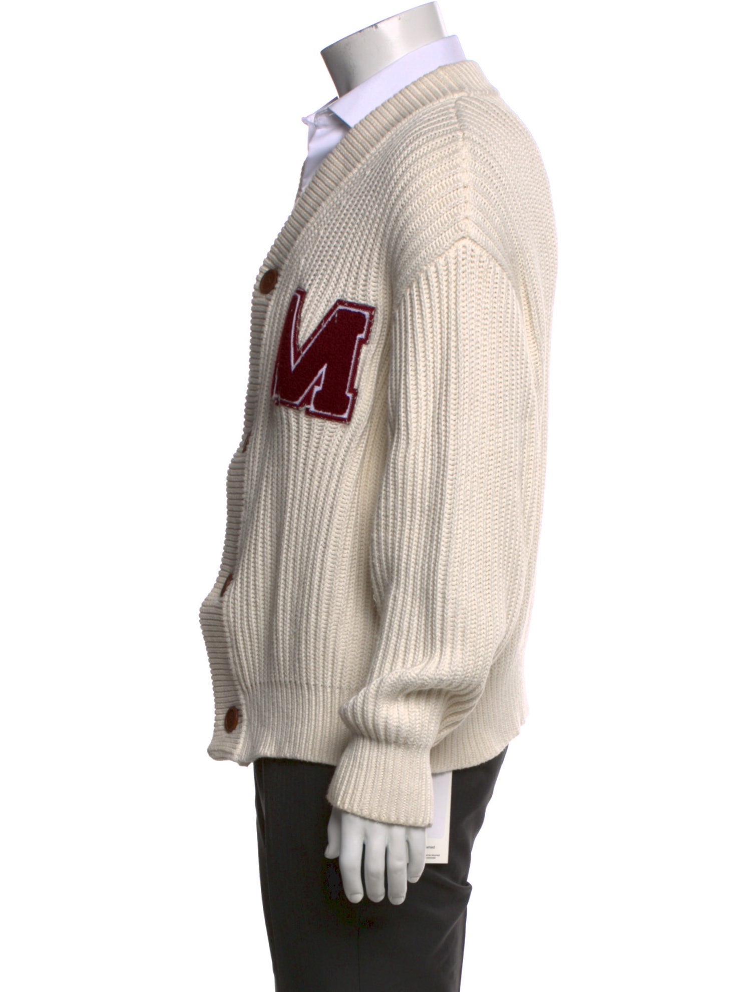 Madhappy Striped V-Neck Cardigan