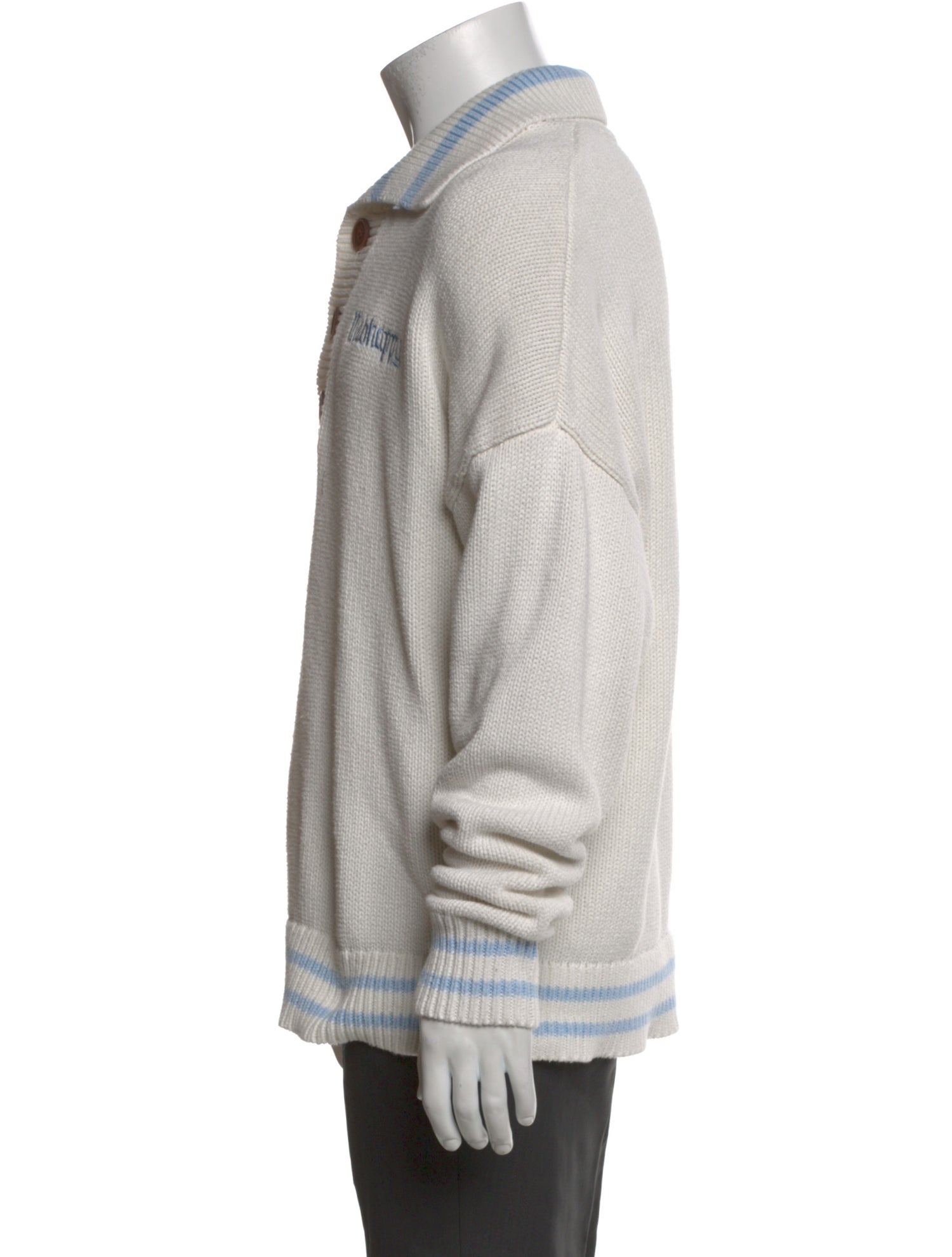 Madhappy Striped Collar Polo Sweater