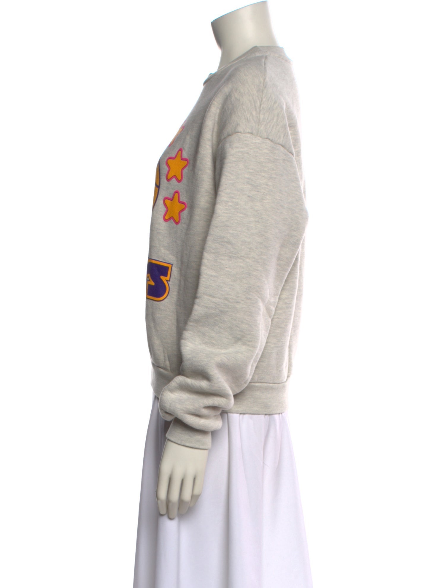 Madhappy Graphic Print Mock Neck Sweatshirt