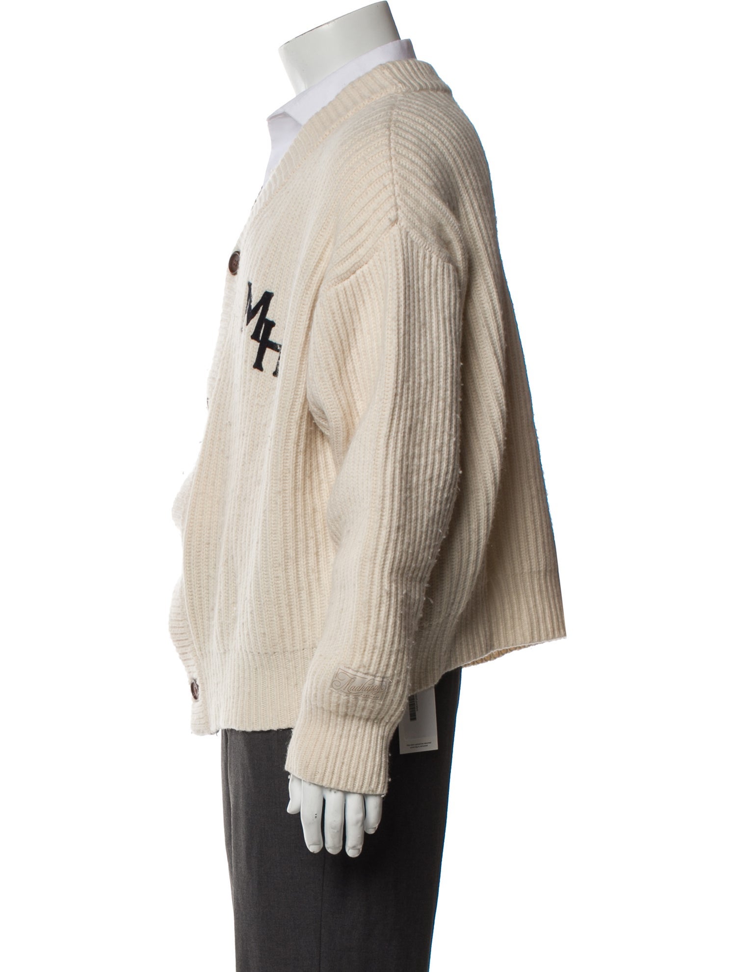 Madhappy Wool Graphic Print Cardigan