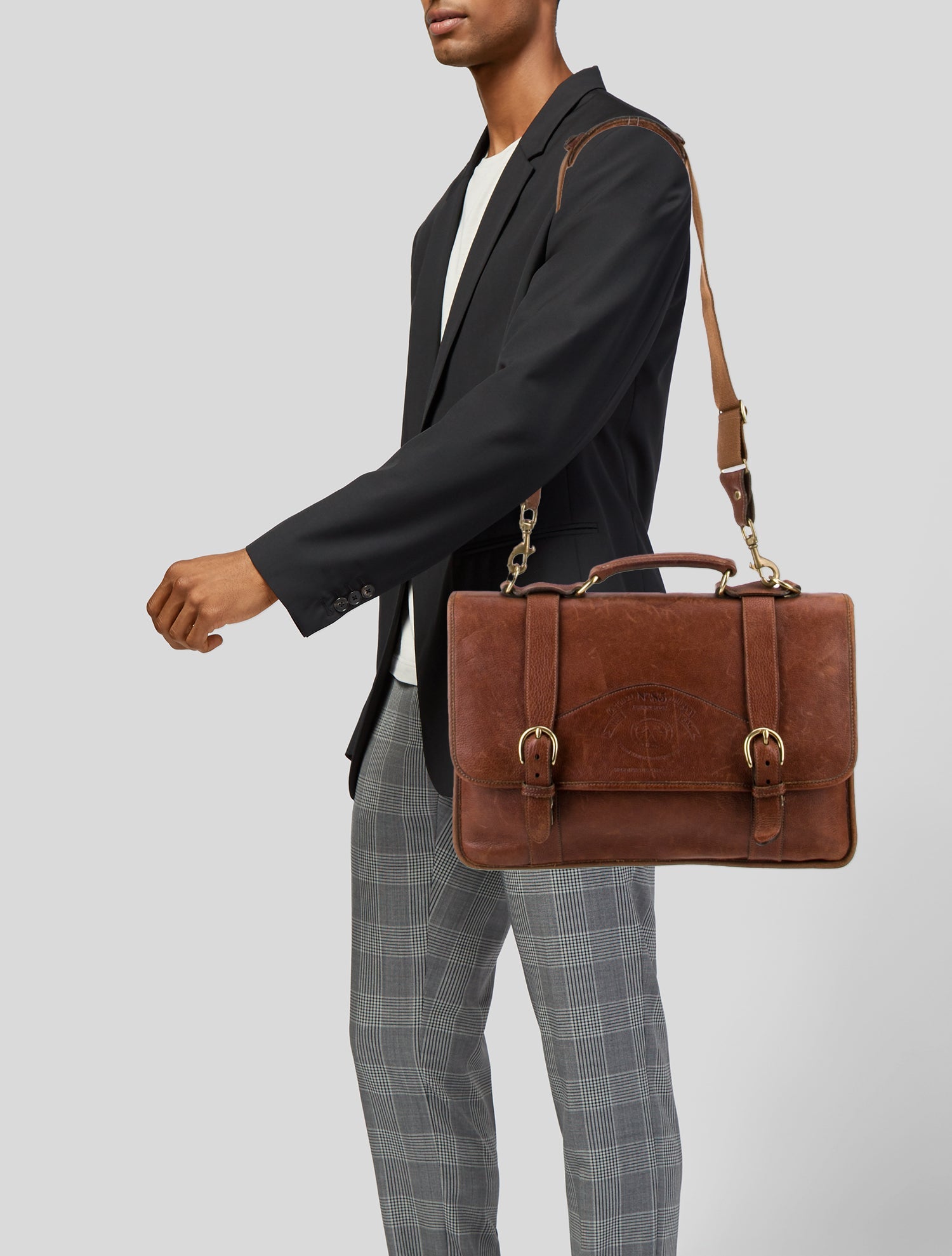 Ghurka Leather Briefcase