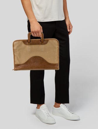 Marley Hodgson Canvas Briefcase