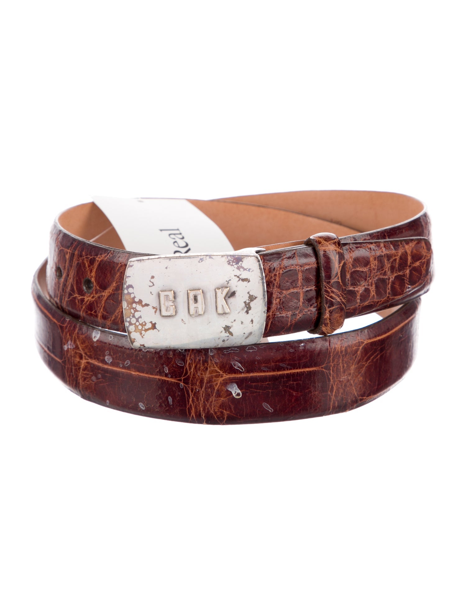 Martin Dingman Alligator Belt