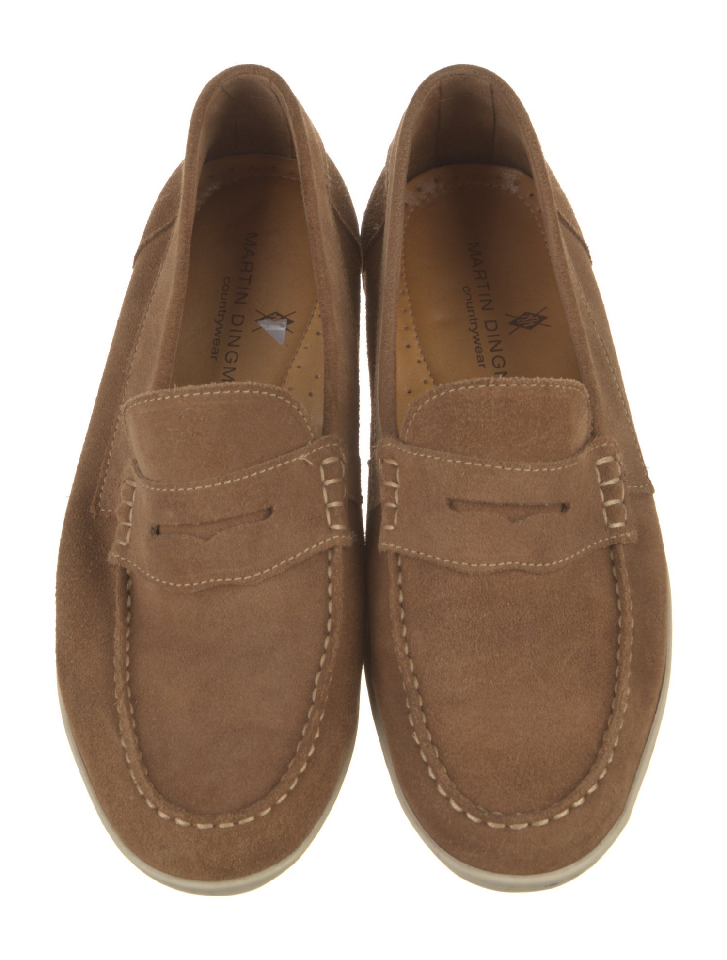 Martin Dingman Suede Loafers