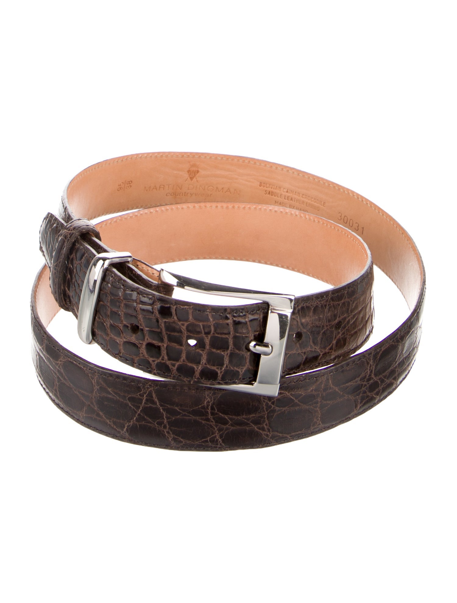 Martin Dingman Leather Belt