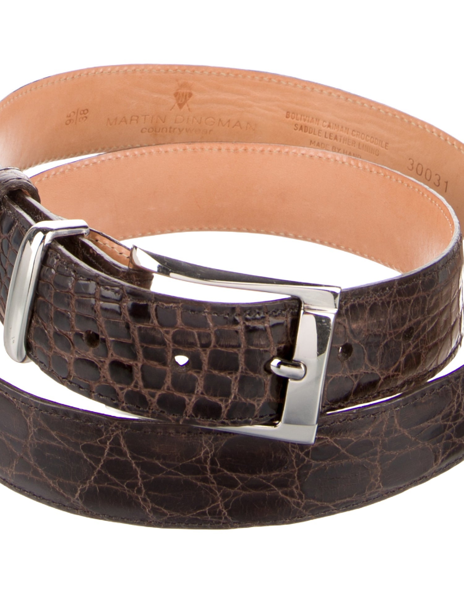 Martin Dingman Leather Belt