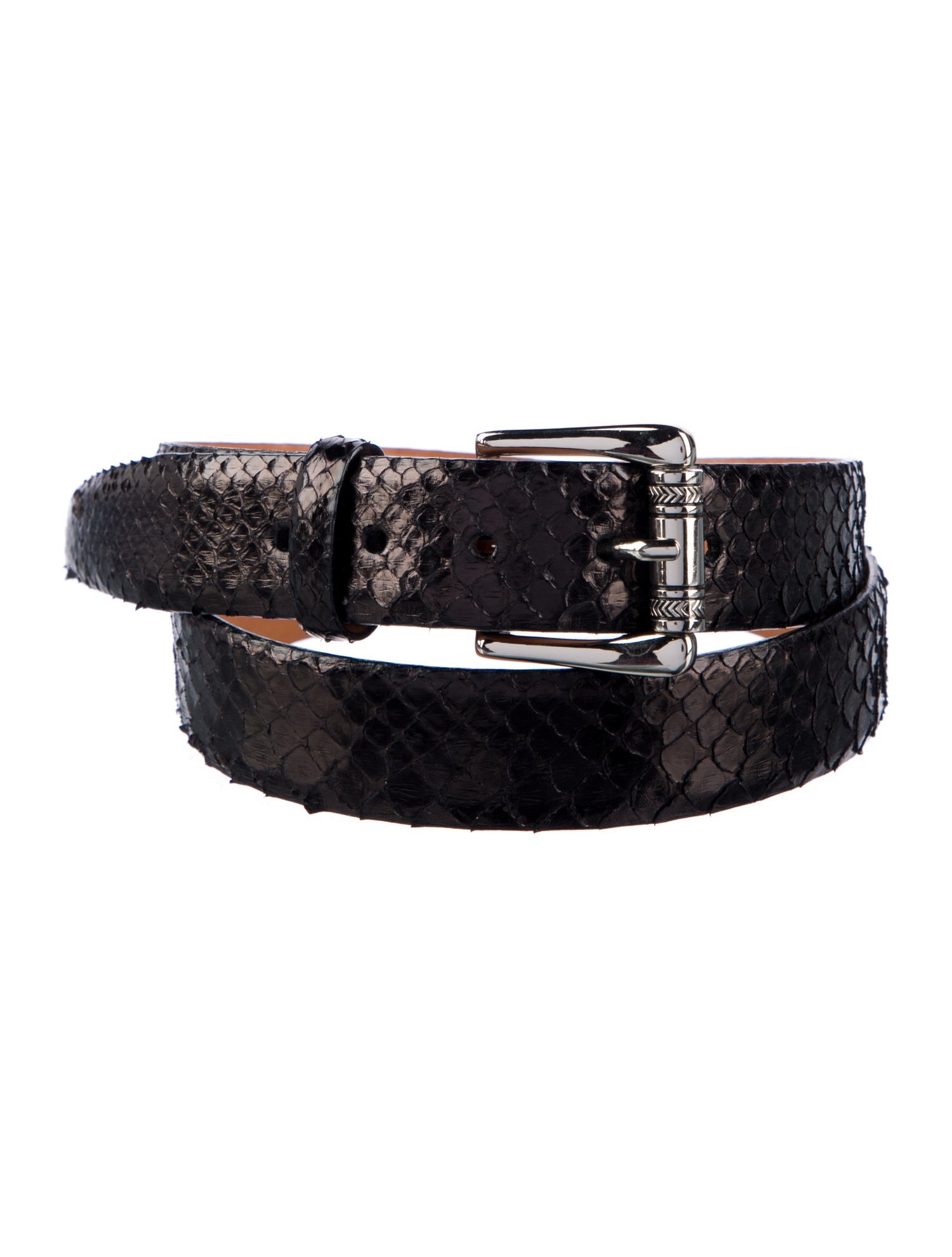Martin Dingman Snakeskin Belt