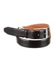 Martin Dingman Skinny Embossed Leather Waist Belt