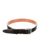 Martin Dingman Skinny Embossed Leather Waist Belt