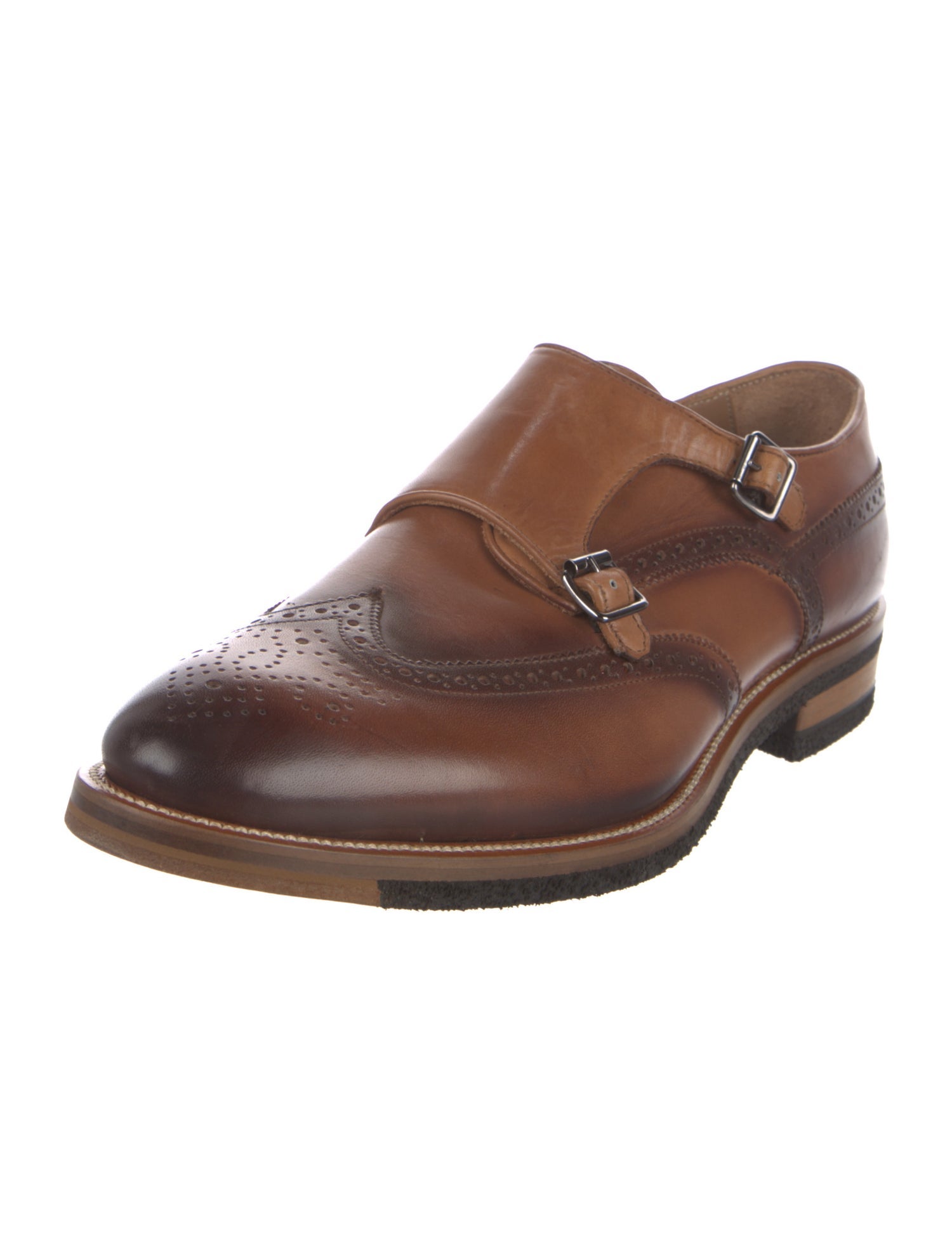 Martin Dingman Leather Monk Straps