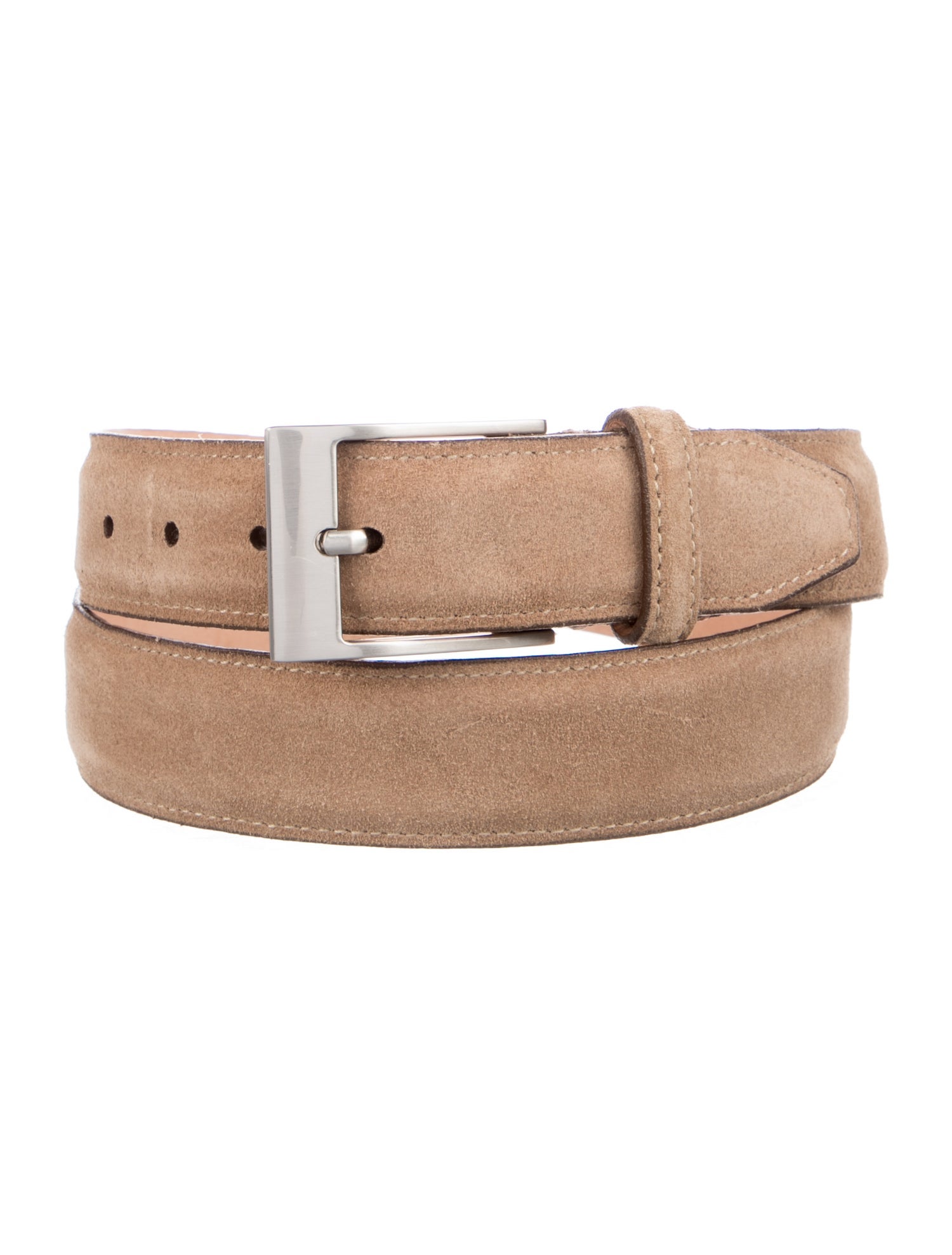 Martin Dingman Skinny Suede Belt