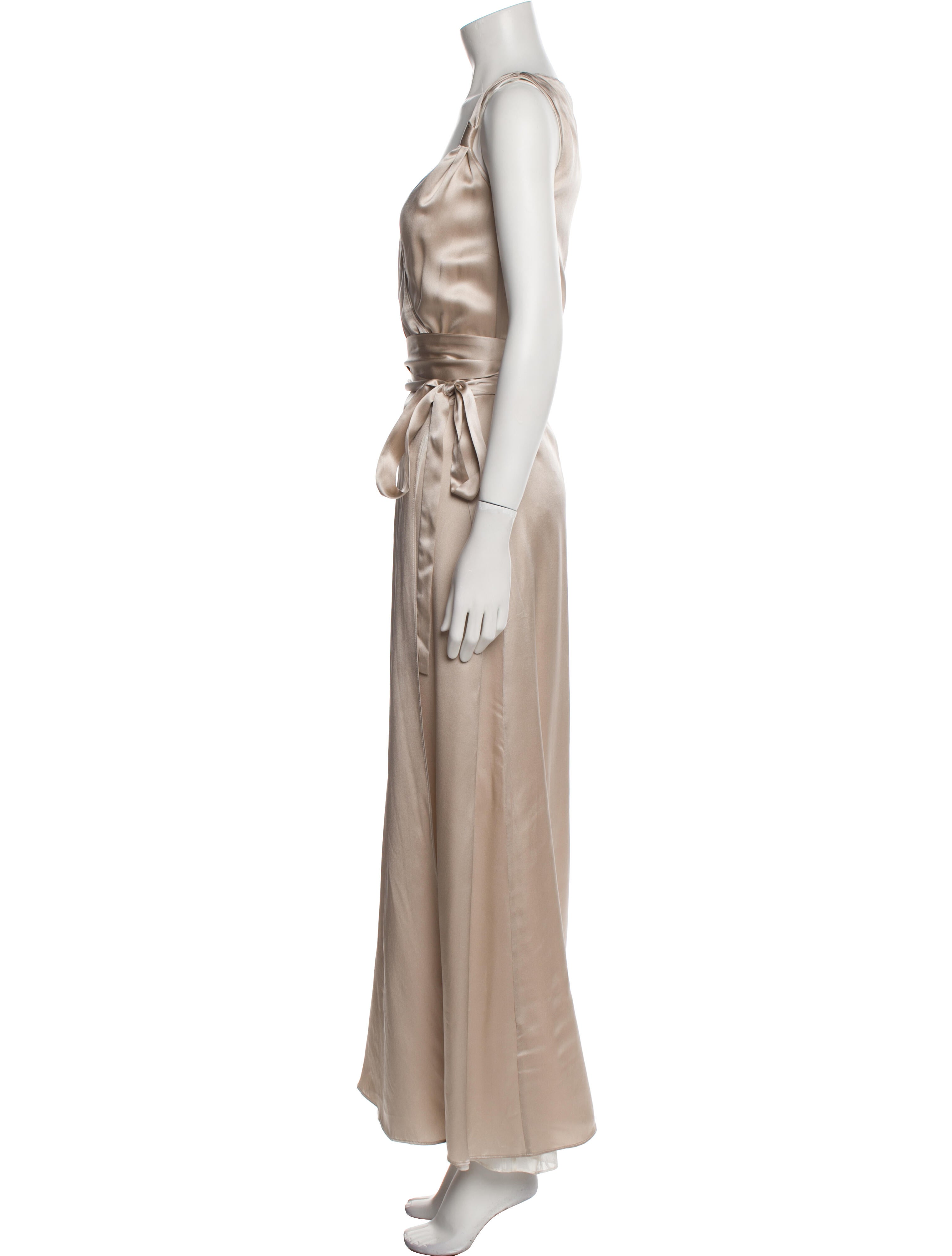 MAISON DE PAPILLON Silk Long Dress w/ Tags