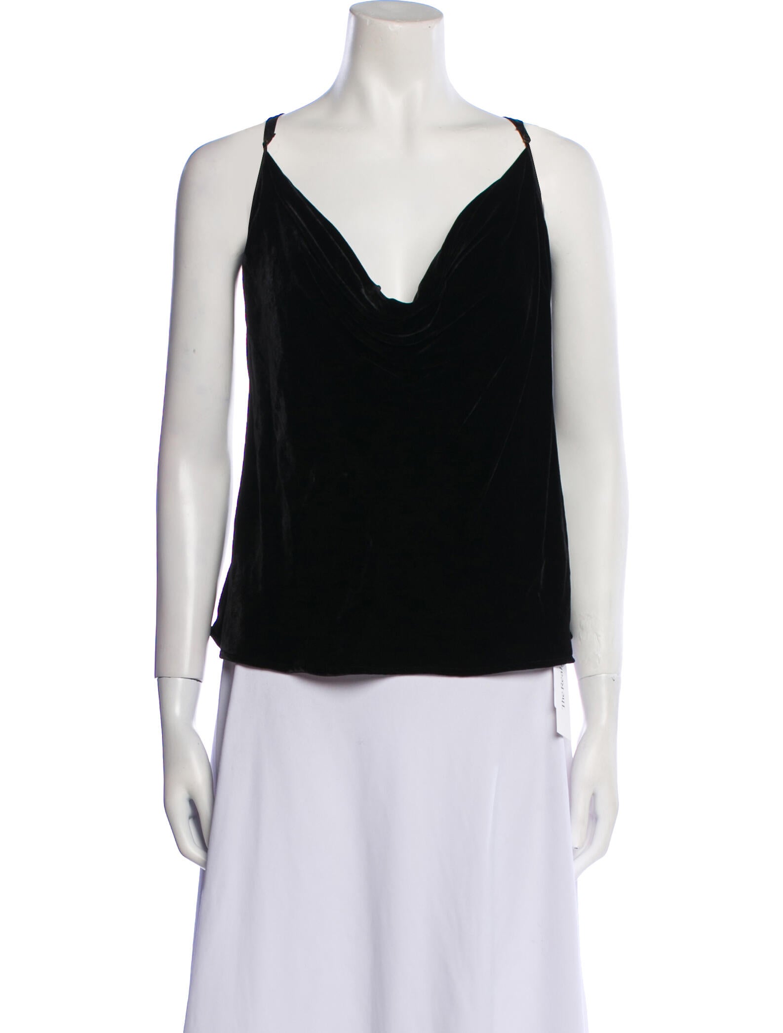 MAISON DE PAPILLON Cowl Neck Sleeveless Top