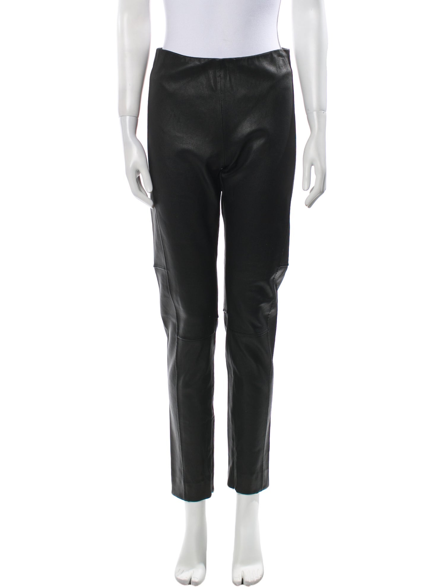 MAISON DE PAPILLON Silk Skinny Leg Pants